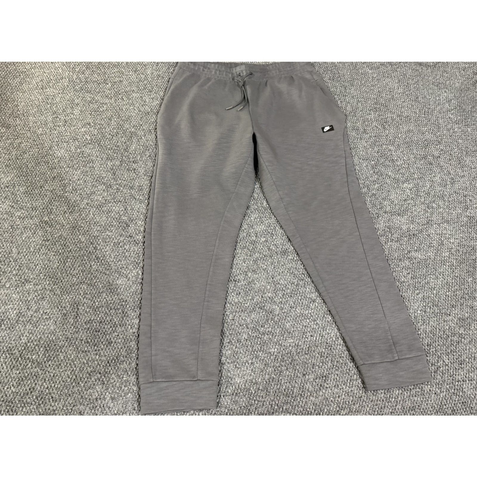 Nike Nike Pants Mens XL Gray Knit Joggers Slim Tapered Zip Pocket Athletic Pants Size US 36 / EU 52 - 2 Thumbnail