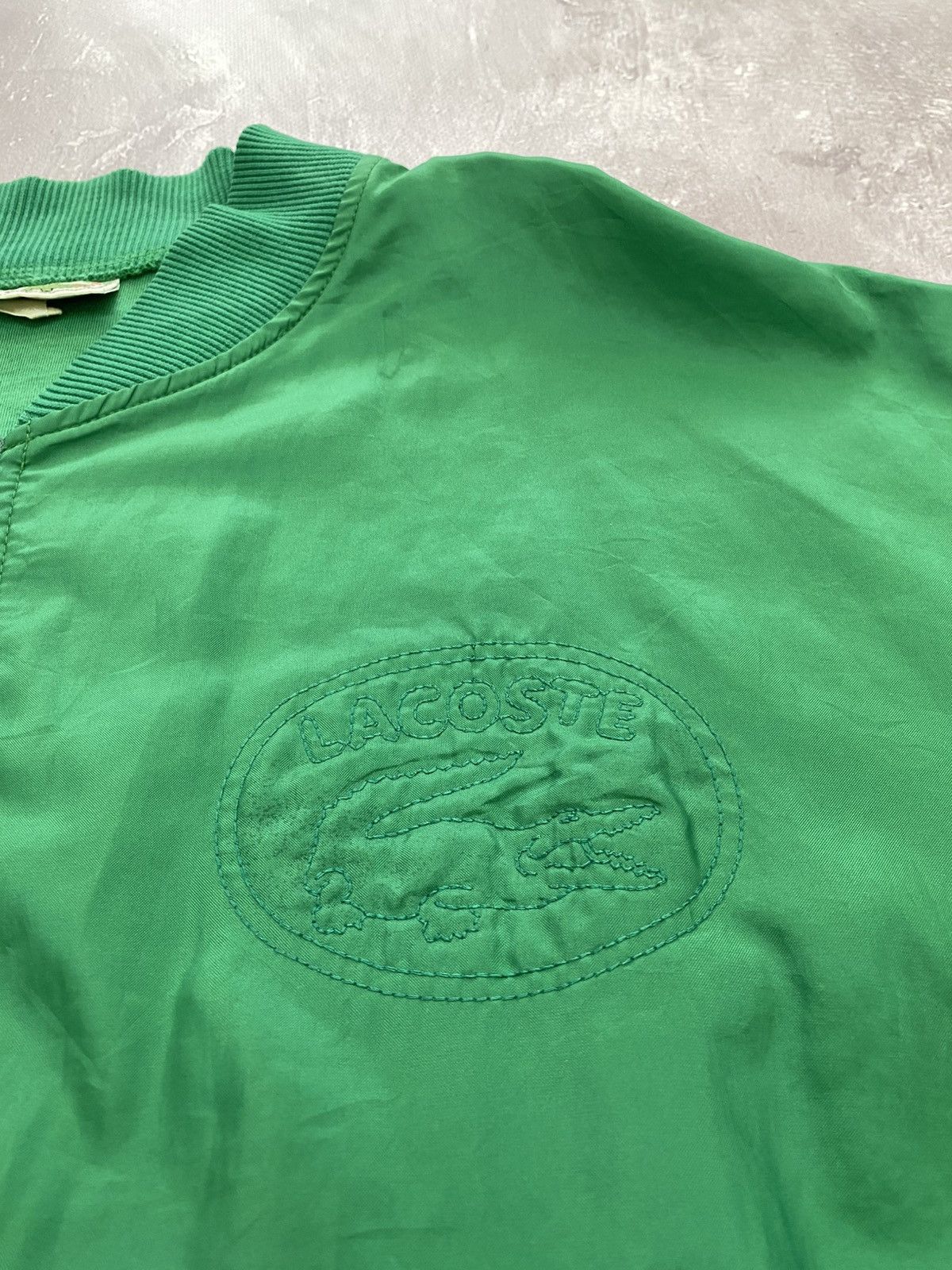 Lacoste Vintage Chemise Lacoste Nylon Bomber Jacket Size L Size US L / EU 52-54 / 3 - 3 Thumbnail