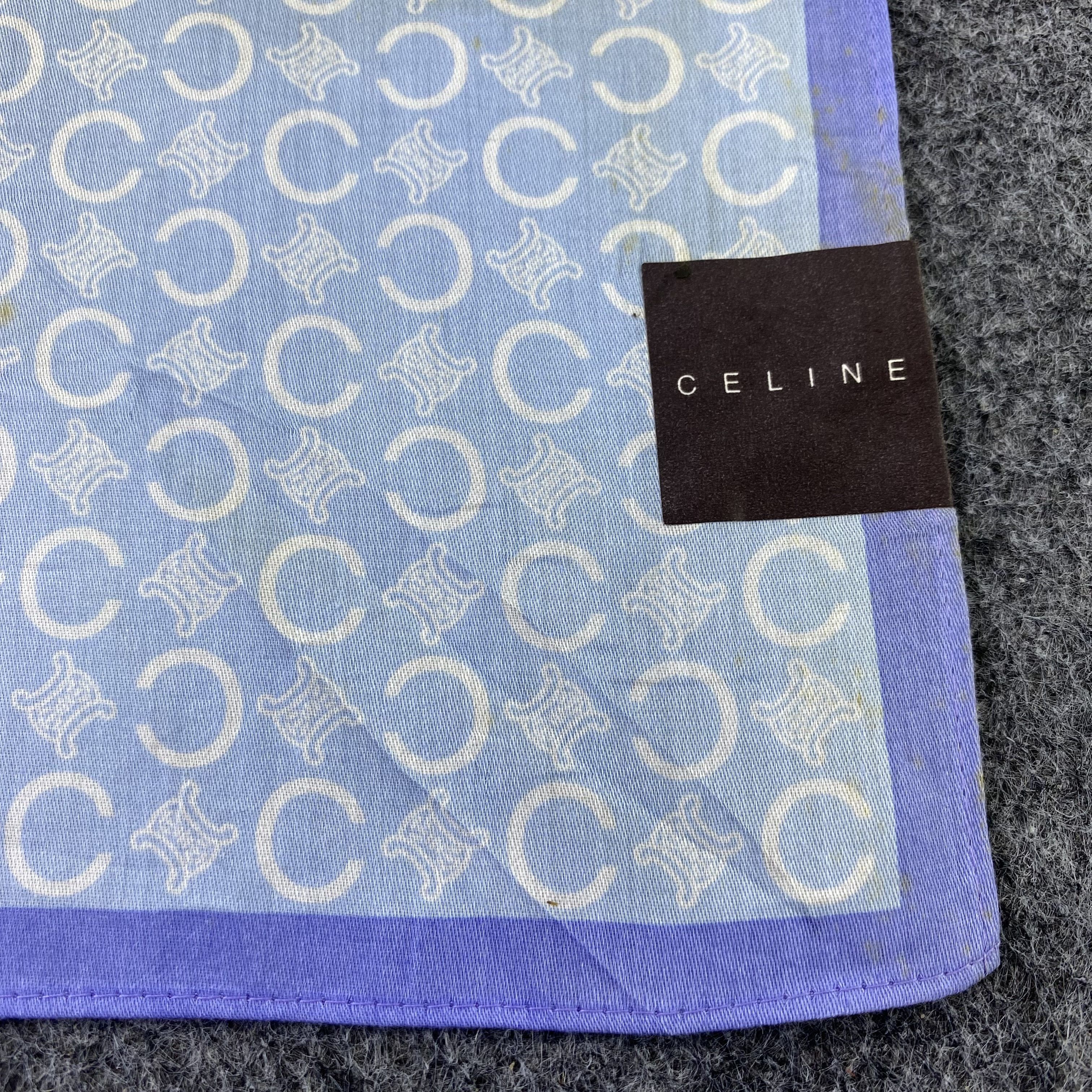 Celine × Vintage Celine Handkerchief / Bandana / Neckerchief / Headscarf-B951 Size ONE SIZE - 5 Thumbnail