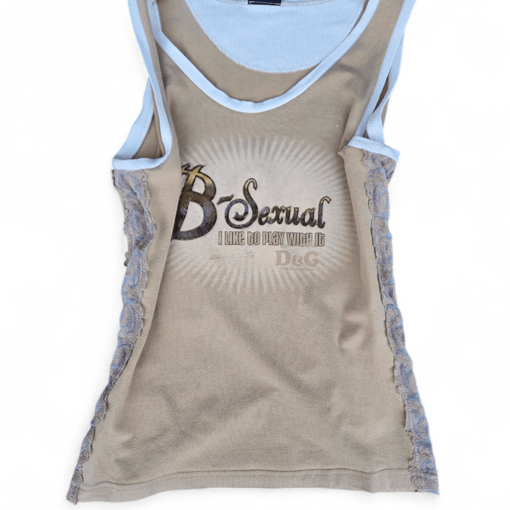Dolce & Gabbana Dolce & Gabbana "B-Sexual" top Size S / US 4 / IT 40 - 1 Thumbnail