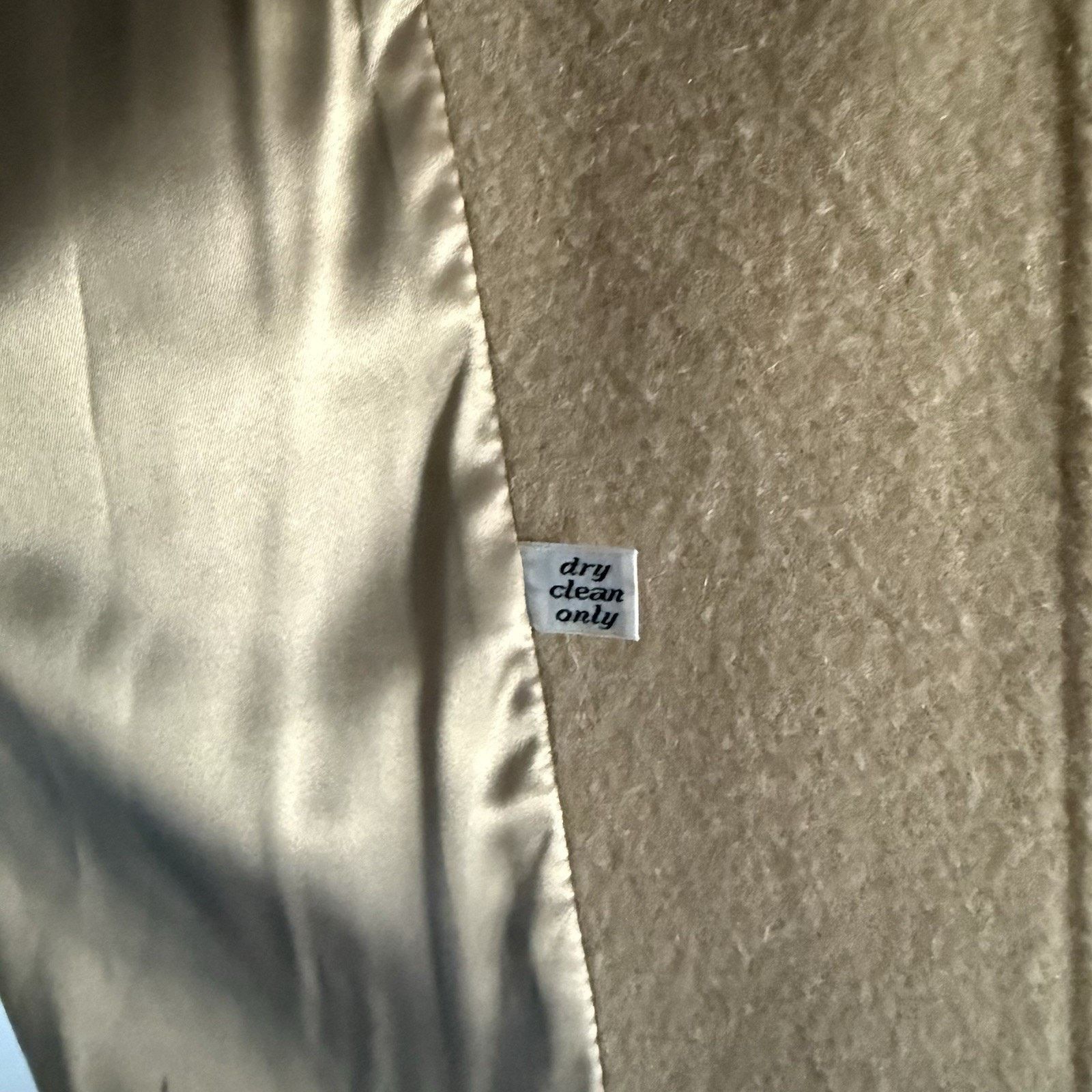 Pendleton Vintage Pendleton Mens 40 Camel Virgin Wool Coat Brown Fur Size US XXS / EU 40 - 6 Thumbnail