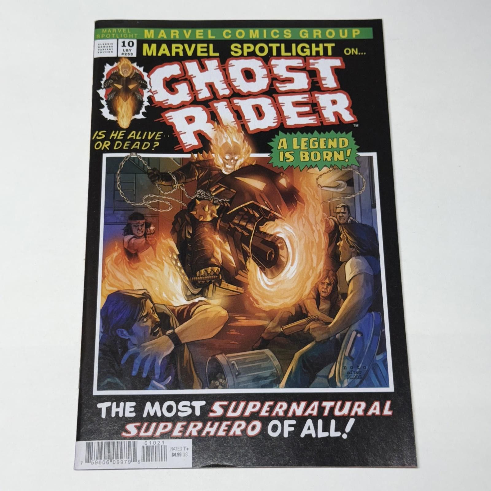 Marvel Comics 2023 Marvel Ghost Rider #10 HOMAGE VARIANT LGY #253 VF/NM+ Size ONE SIZE - 1 Thumbnail