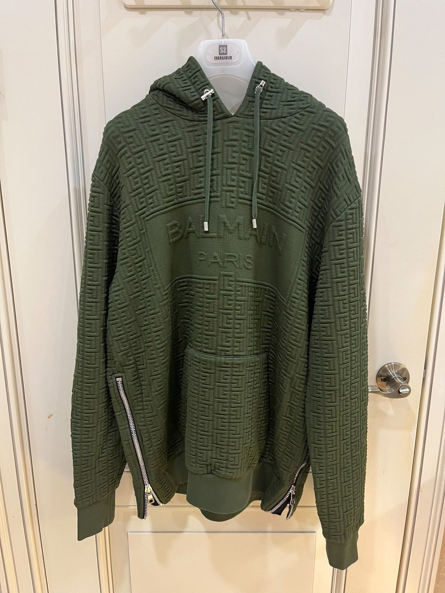 Balmain Balmain Classic 3D Palace Olive Hoodie Size US S / EU 44-46 / 1 - 2 Thumbnail