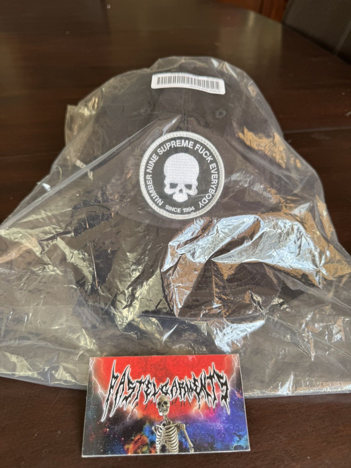 Number (N)ine × Supreme Supreme Number (N)ine 6-panel Cap Hat Black Size ONE SIZE - 10 Thumbnail