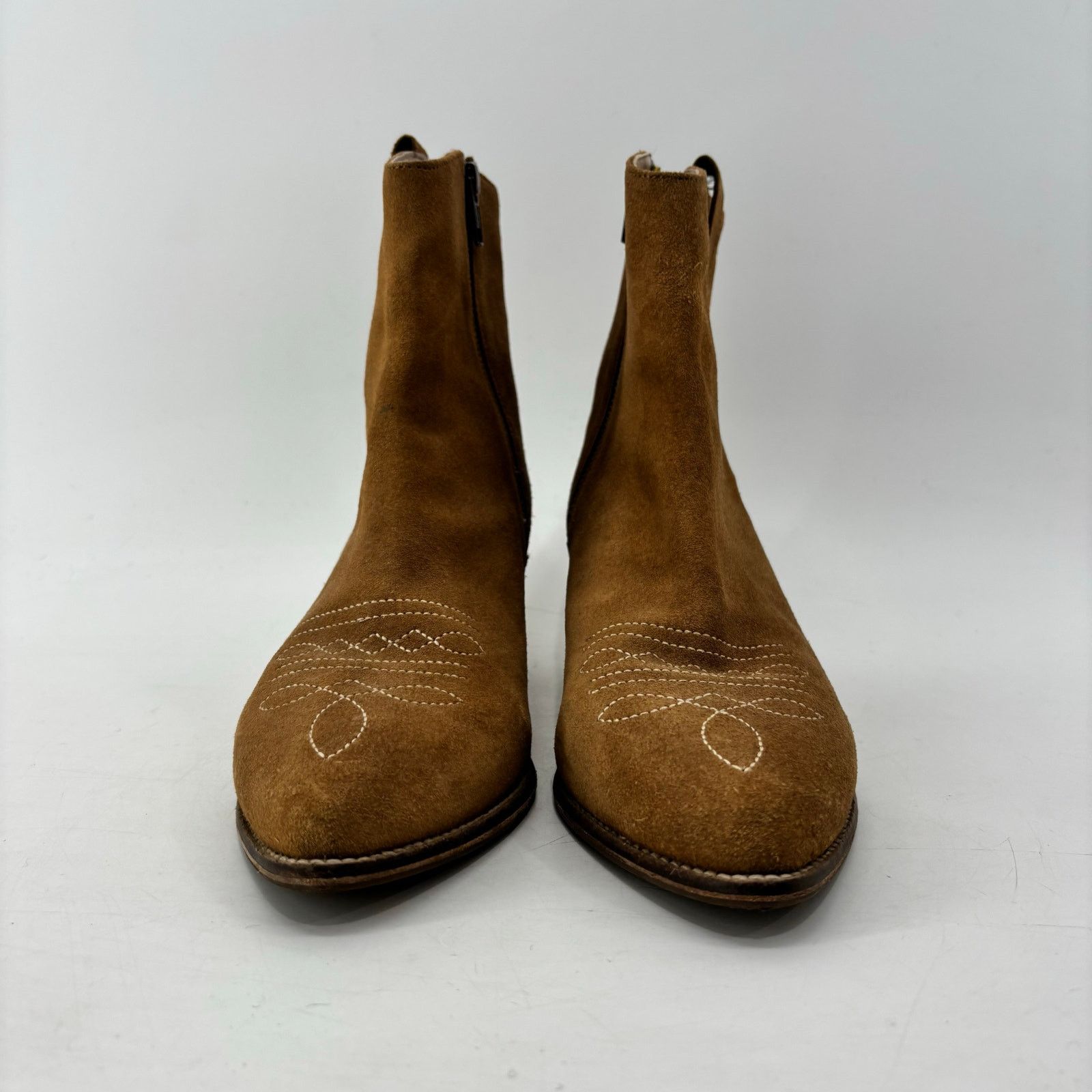Other Joules Elmwood Womens Size 8 Suede Tan Western Boot Cowboy Size US 8 / IT 38 - 13 Thumbnail