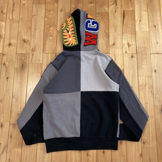 Bape BAPE Crazy color shark full zip hoodie a bathing ape Size US M / EU 48-50 / 2 - 2 Thumbnail