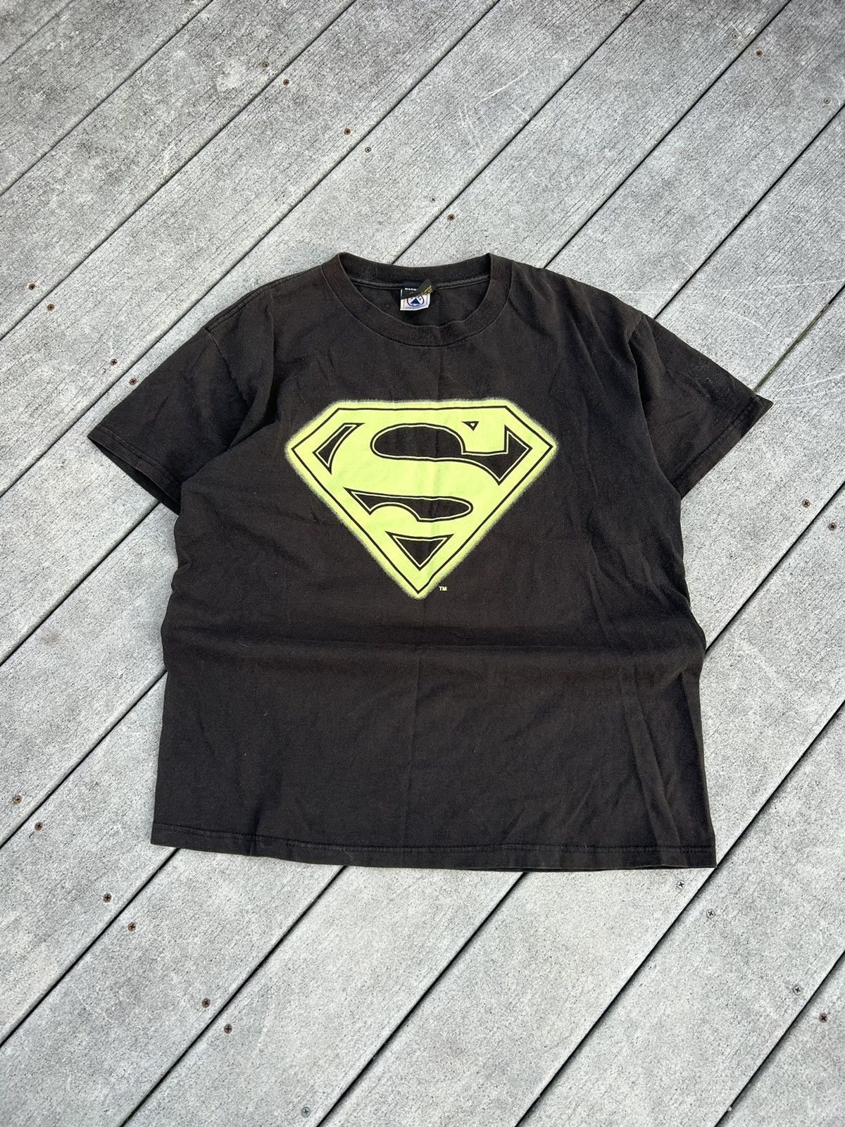 DC Comics × Vintage Vintage Superman shirt Size US L / EU 52-54 / 3 - 1 Thumbnail