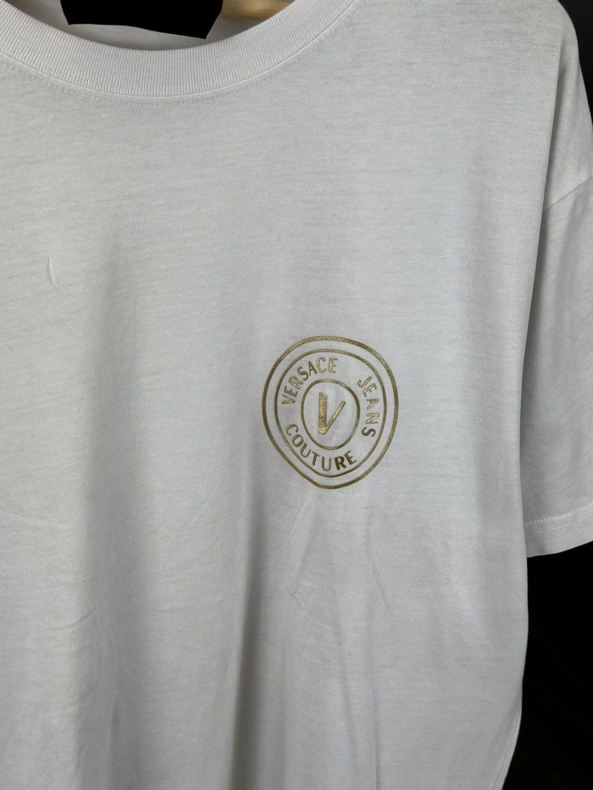 Versace Jeans Couture Luxury Versace Collection Gold Logo Tee Size US XXL / EU 58 / 5 - 5 Thumbnail