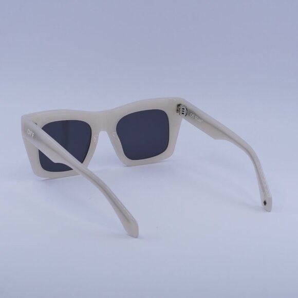 Off-White Off-White OERI13Y SELMA 6107 Sunglasses Beige Square Frame Size ONE SIZE - 10 Thumbnail