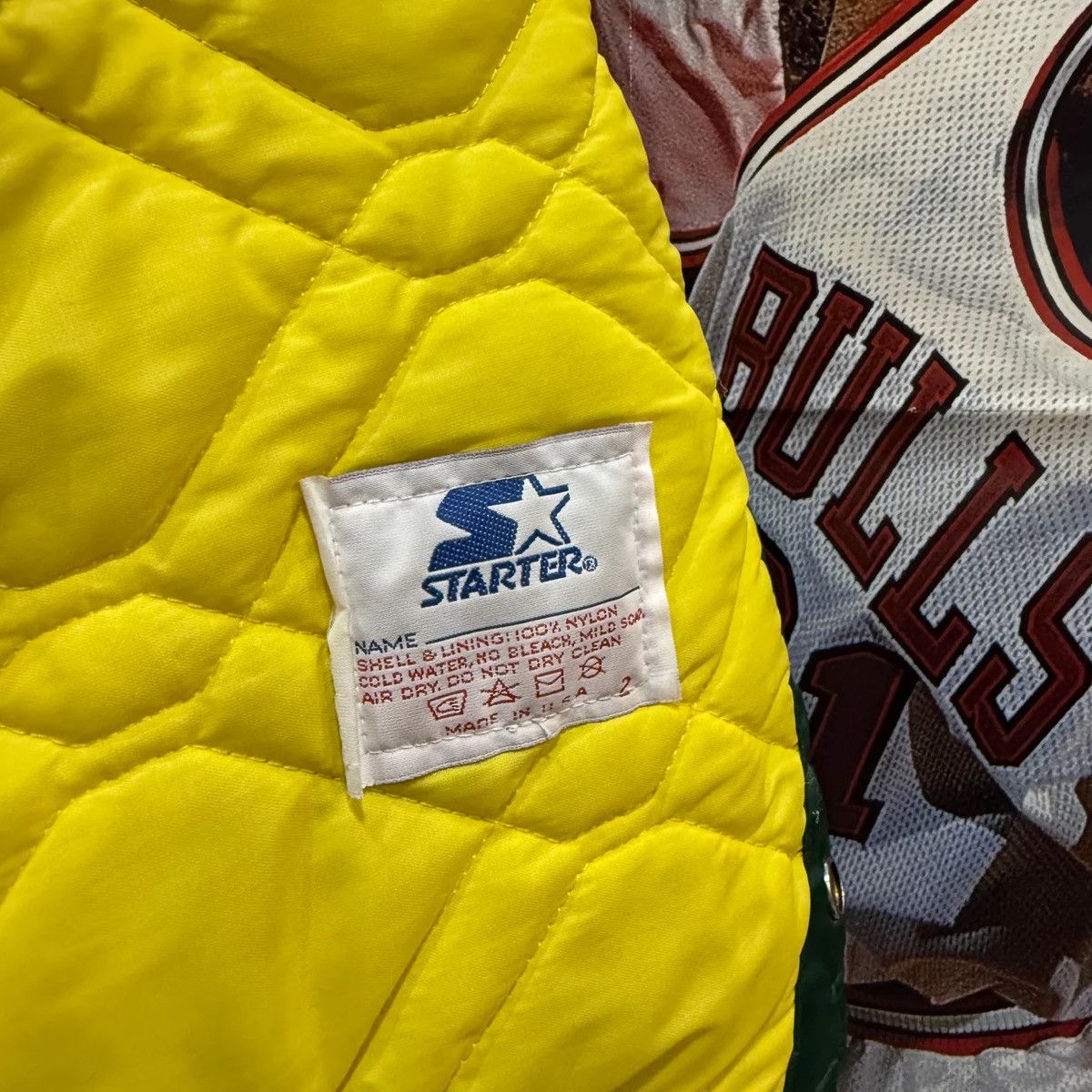 Starter Vintage Oakland Athletics Starter Satin Bomber Jacket Size US S / EU 44-46 / 1 - 10 Thumbnail