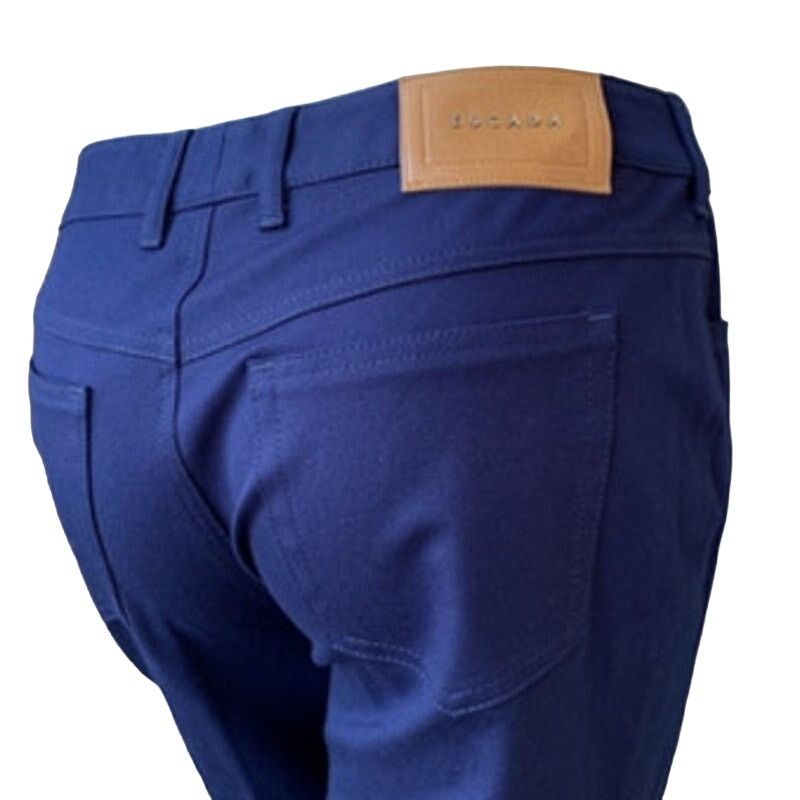 Escada ESCADA Navy Blue Straight Leg Stretch Trousers Pants 42 Size 28" / US 6 / IT 42 - 4 Thumbnail