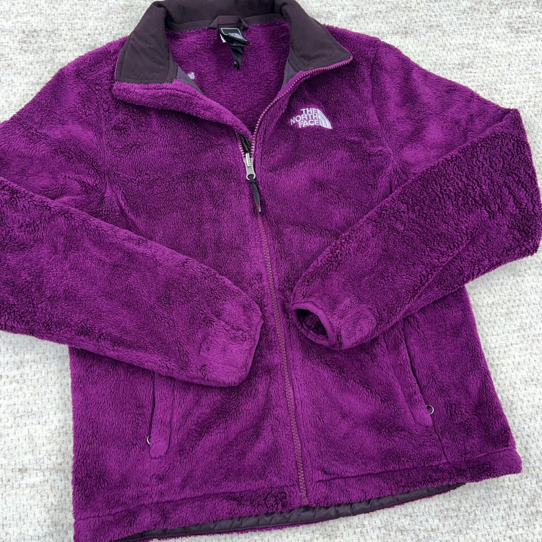 The North Face The North Face Jacket Women Small Purple Fleece Interchange Soft Full Zip Winter Spring Fall Coat Size S / US 4 / IT 40 - 2 Thumbnail