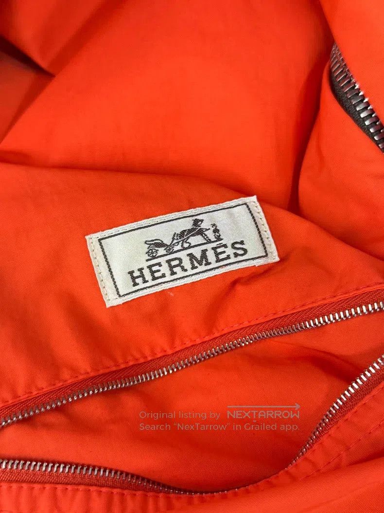 Hermes Hermes Men's color-blocked wool hooded jacket Size US L / EU 52-54 / 3 - 4 Thumbnail