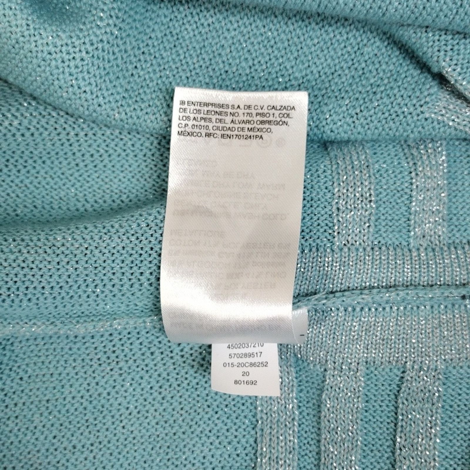 Chicos Chico's Light Blue Flowy Stripe Short Sleeve Plus Size Shirt Size XXL / US 16-18 / IT 52-54 - 11 Thumbnail