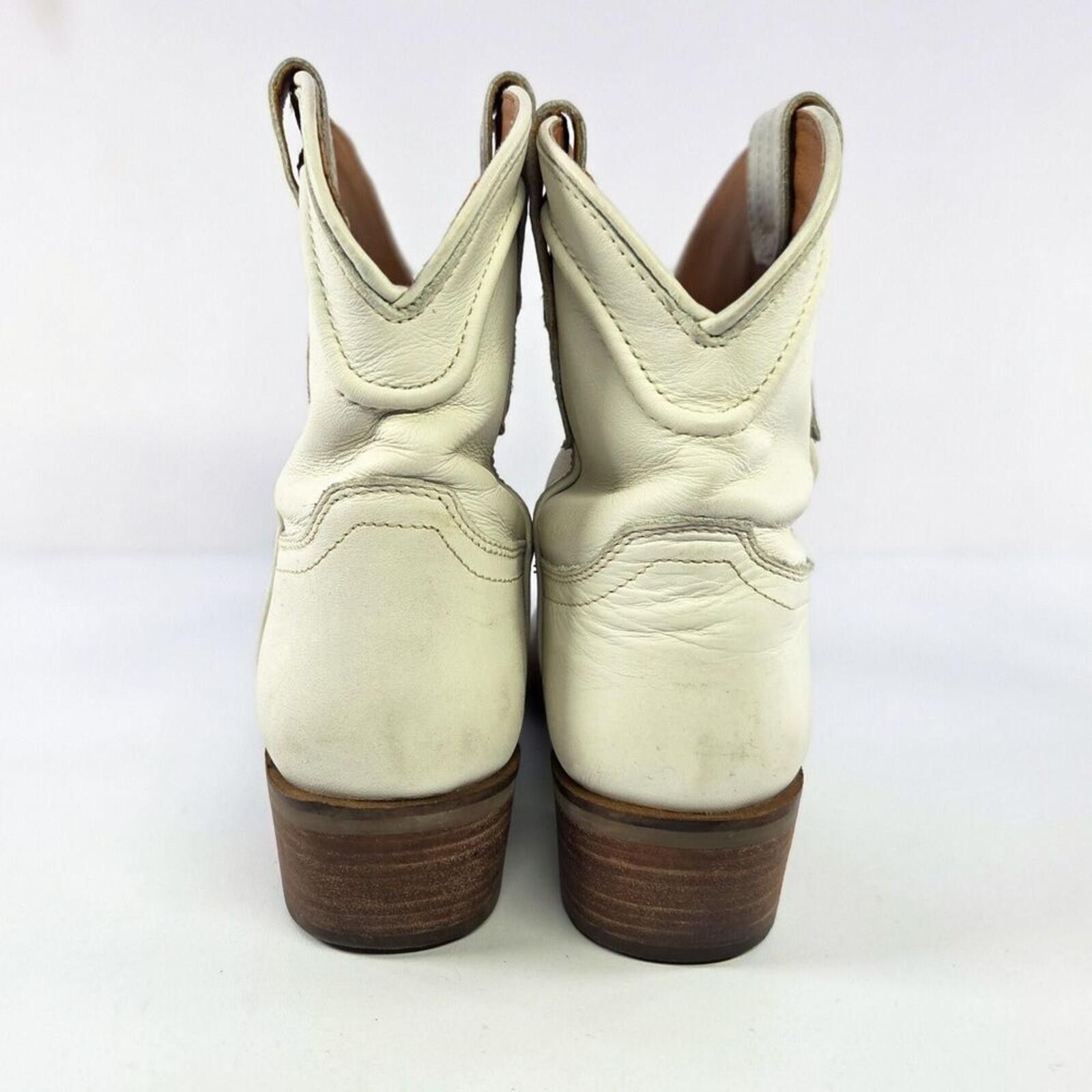 Dingyun Zhang Dingo Saguaro White Leather DI825 Womens Sz 8 Size US 8 / IT 38 - 4 Thumbnail