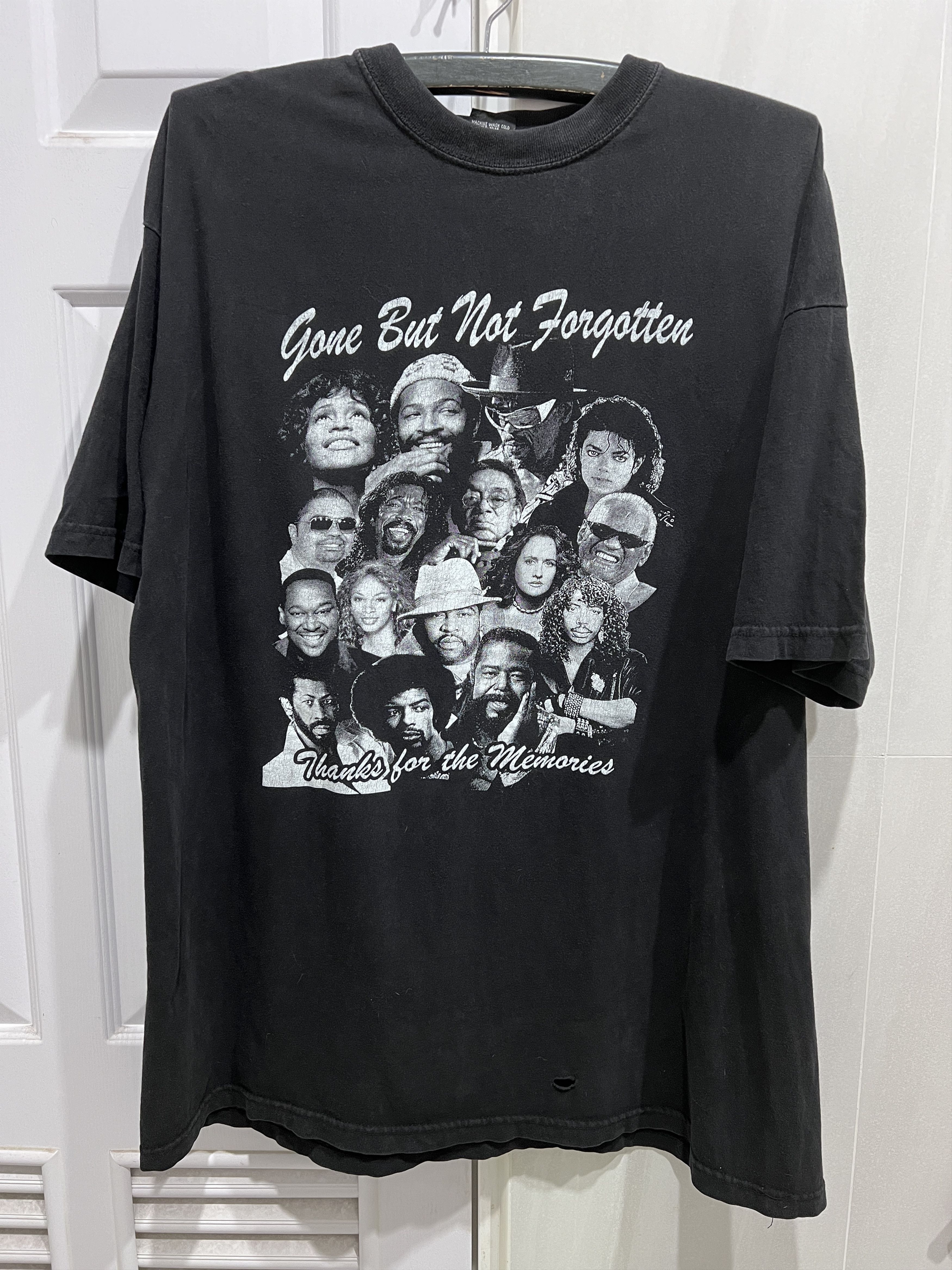 Rap Tees × Vintage Vintage Y2K Gone But Not Forgotten Rap Tee R&B Soul Funk 4XL Size US XXL / EU 58 / 5 - 1 Thumbnail