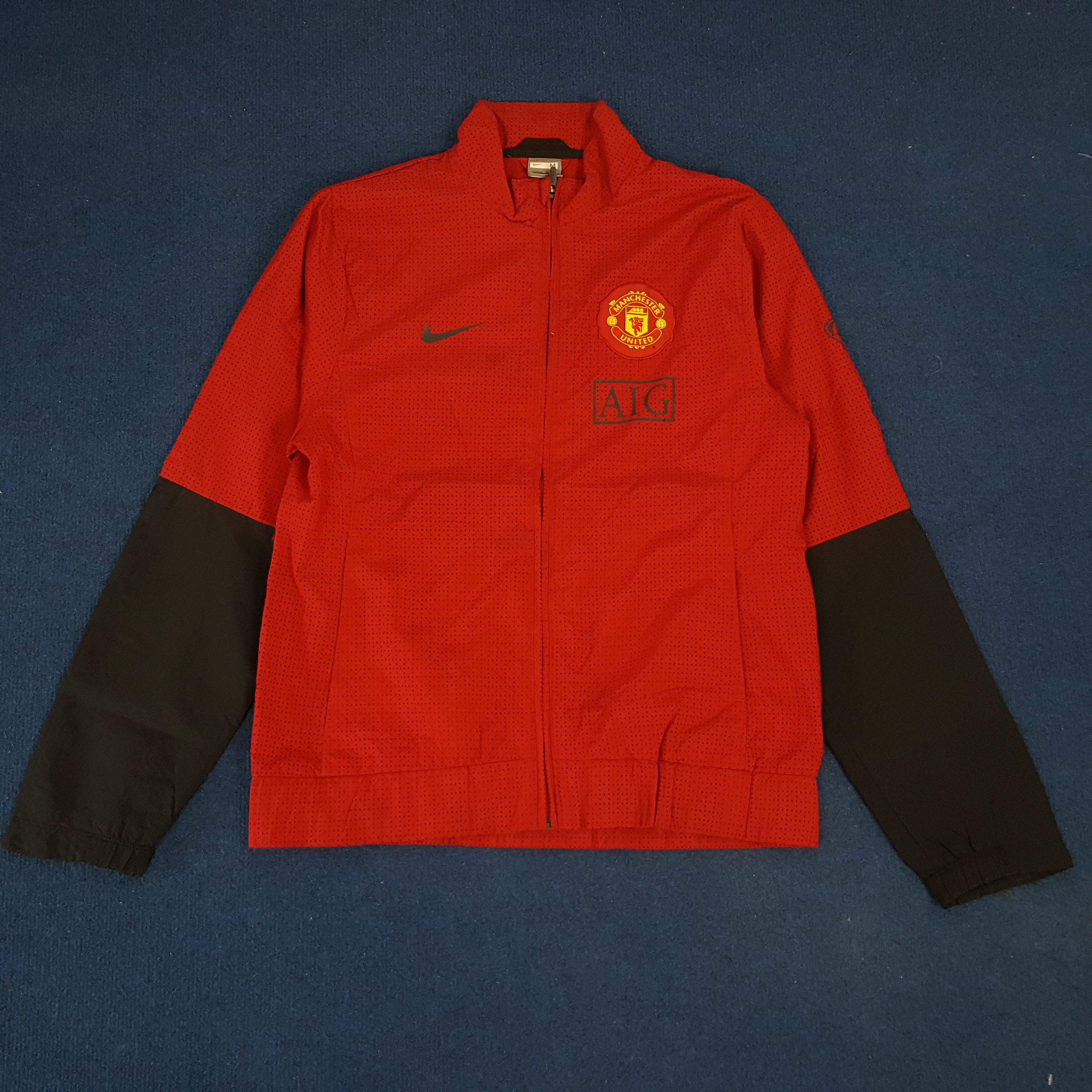 Nike × Vintage Vintage Nike Manchester United Football Training Zip Jacket Size US S / EU 44-46 / 1 - 1 Thumbnail