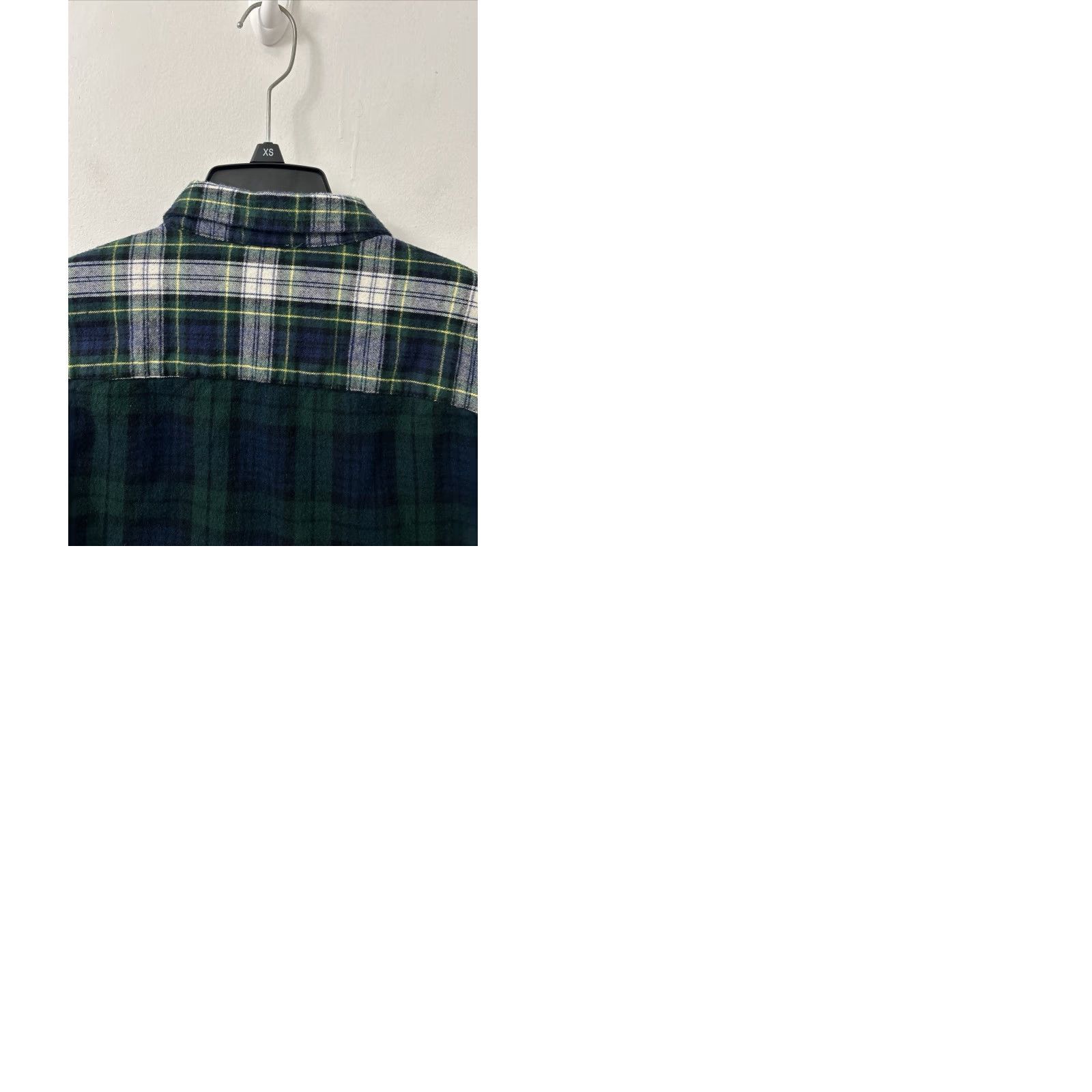 Vintage VINTAGE this item is not; LL Bean Flannel Shirt Womens M Green Scotch Plaid Button Down Pocket L/S 505158 Size M / US 6-8 / IT 42-44 - 9 Thumbnail