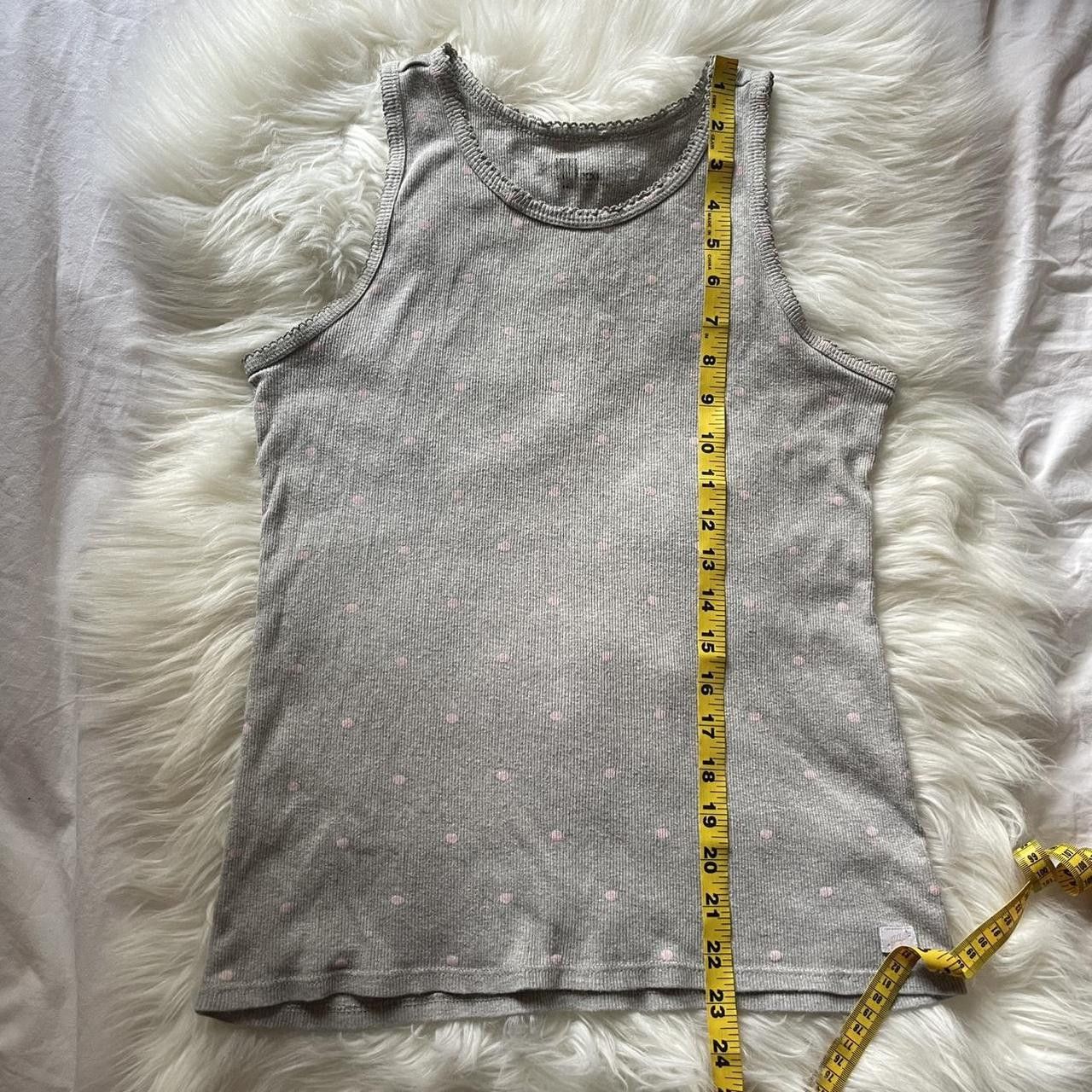 Gap Grey and Pink Polka Dot Tank Top Size XXL / US 16-18 / IT 52-54 - 8 Thumbnail