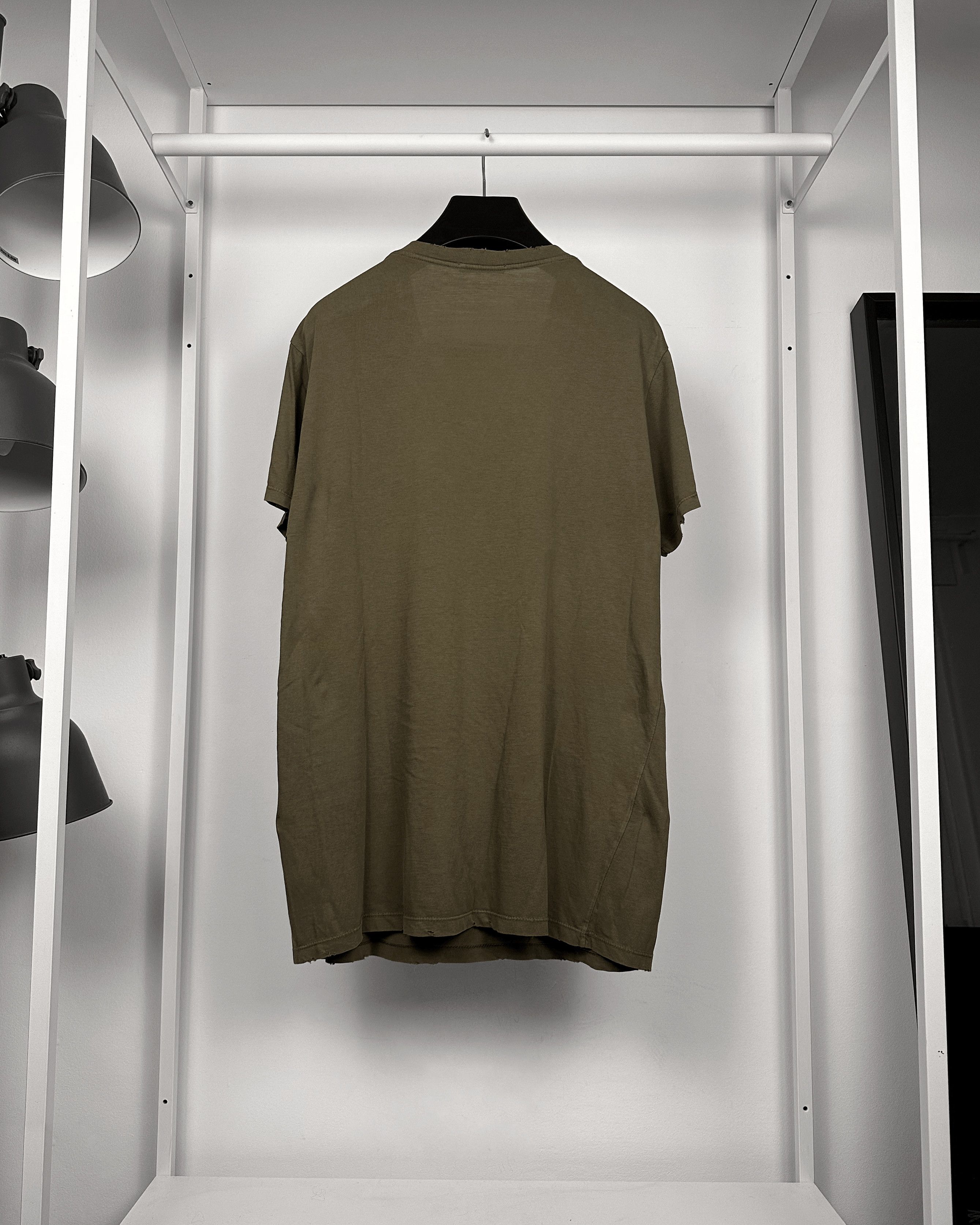 Balmain Balmain Studded Khaki T-Shirt Size US L / EU 52-54 / 3 - 2 Thumbnail