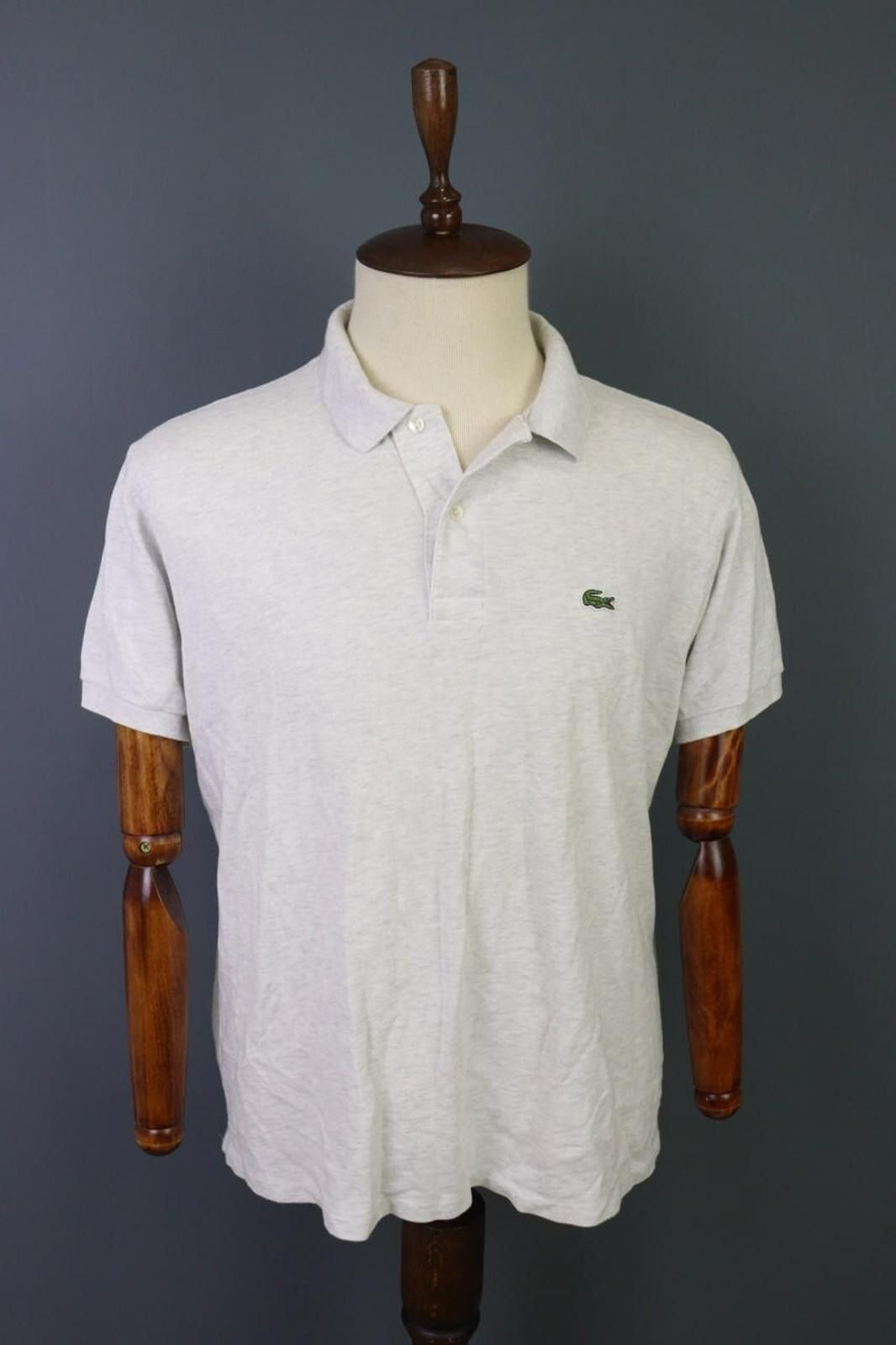 Lacoste Lacoste Classic Fit Gray Short Sleeve Polo Shirt Size 6 / XL Size US XL / EU 56 / 4 - 1 Thumbnail