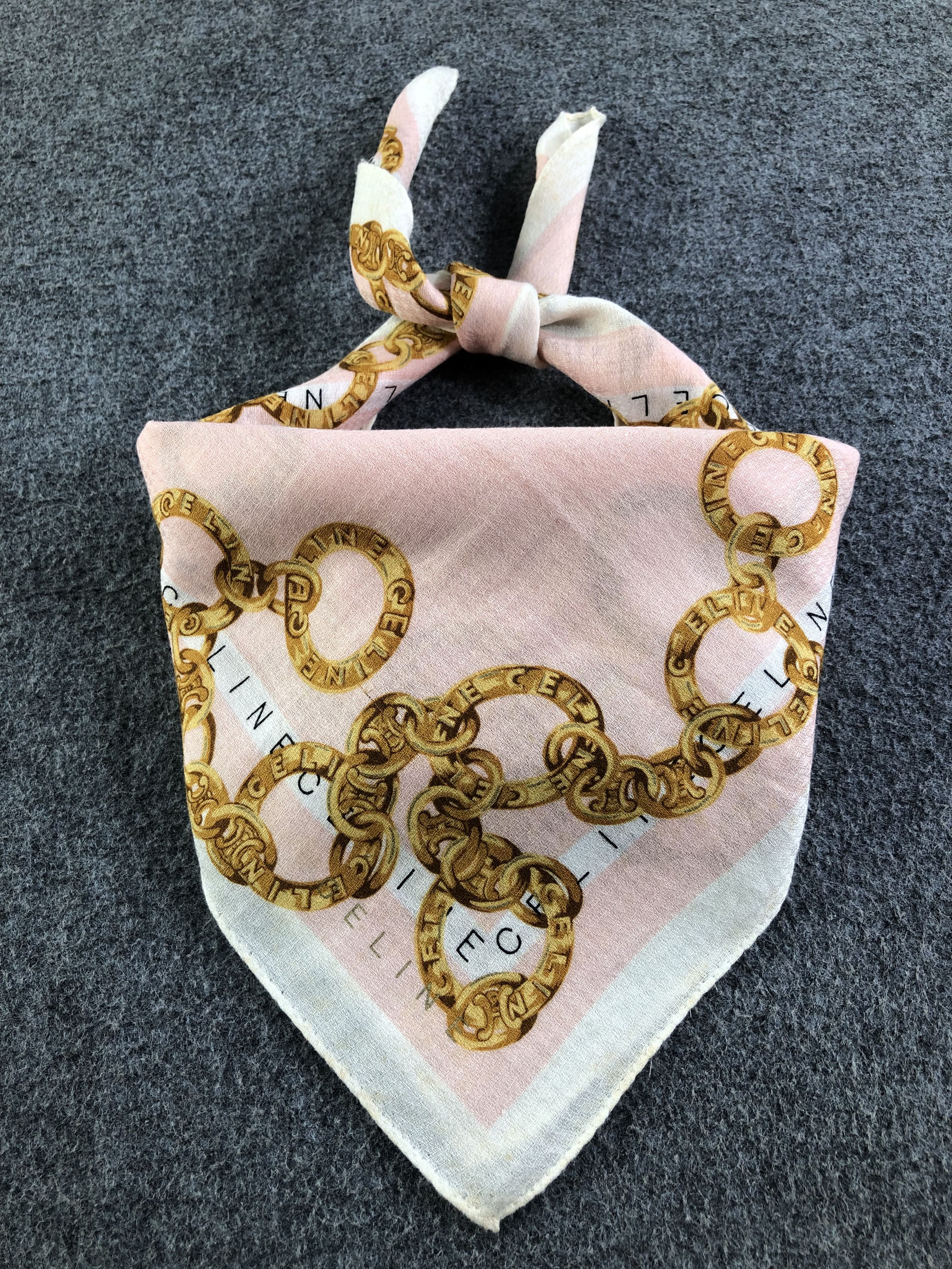 Celine Celine Handkerchief / Bandana / Neckerchief / Headscarf Size ONE SIZE - 1 Thumbnail