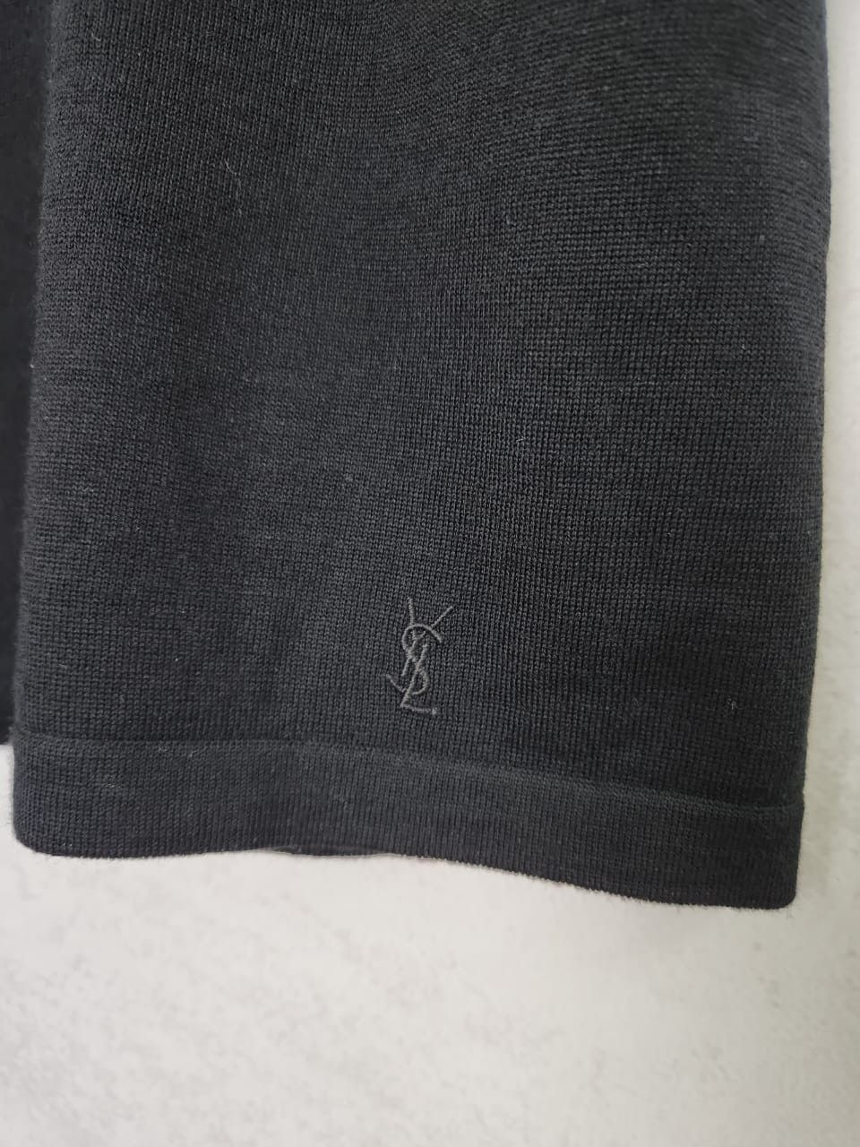 Saint Laurent Paris Saint Laurent Paris Black Italy Polo Shirt Size US L / EU 52-54 / 3 - 5 Thumbnail