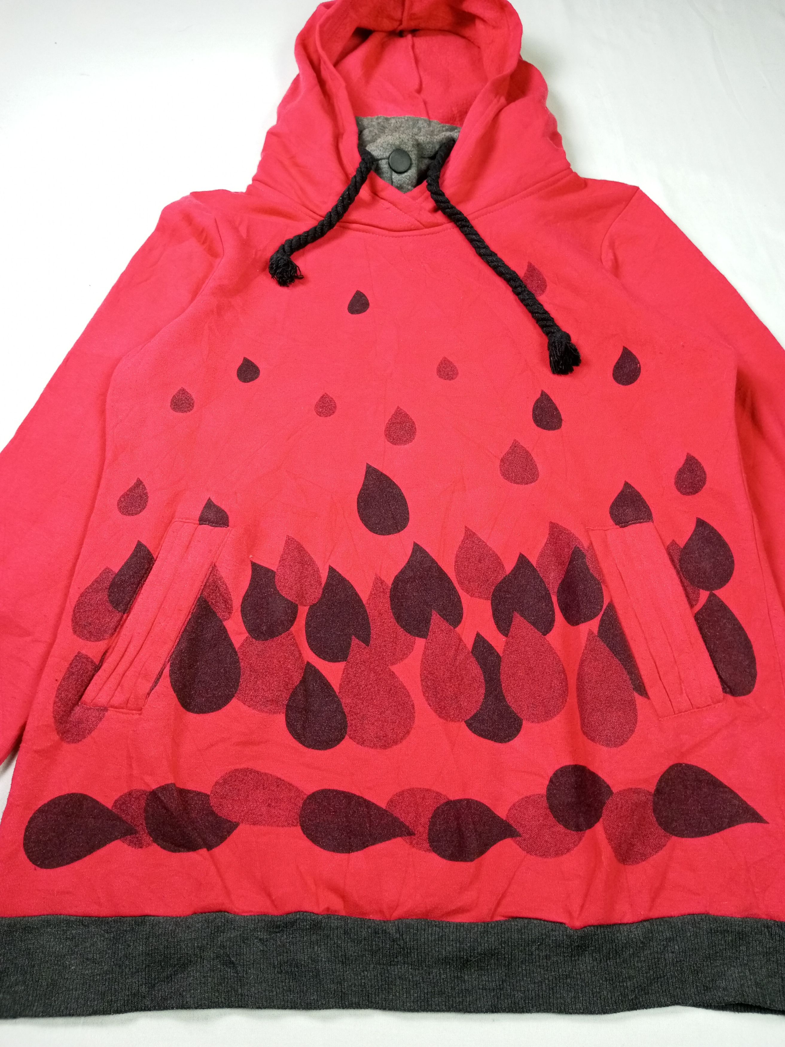 Hysteric Glamour × Japanese Brand Faded Japanese Brand Red Hoodie Turtle Neck Size US L / EU 52-54 / 3 - 4 Thumbnail