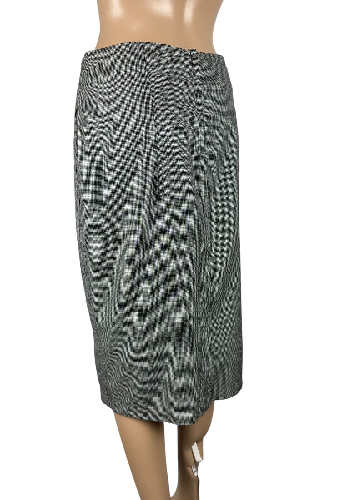 Jil Sander Jil Sander Vintage Pencil Skirt Wool-Silk Glencheck DE40 Size 32" / US 10 / IT 46 - 8 Thumbnail