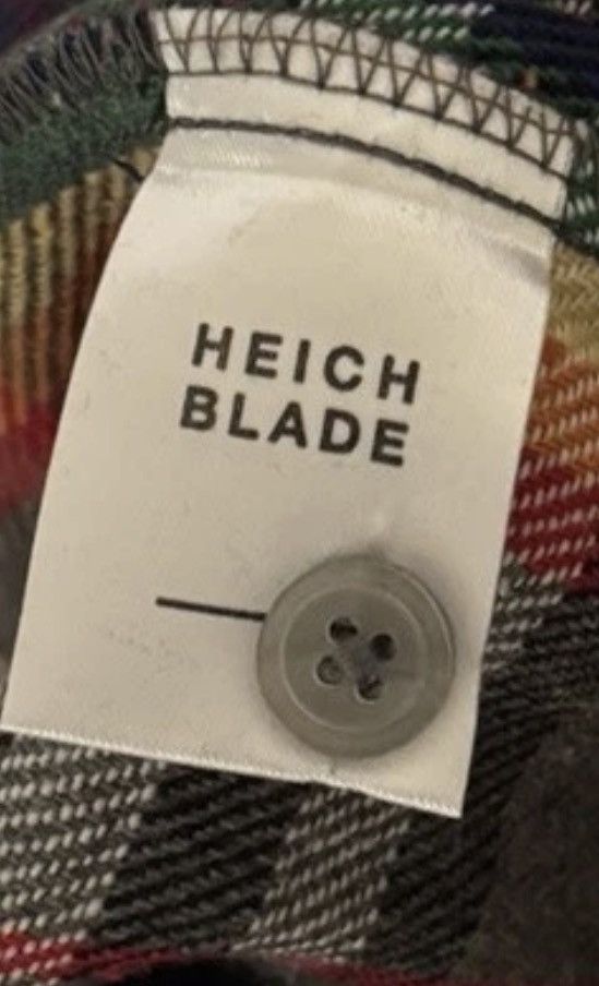 Other NWT HEICH BLADE Shirt "IMAGINE" Tailleur Flannel Size US L / EU 52-54 / 3 - 9 Thumbnail