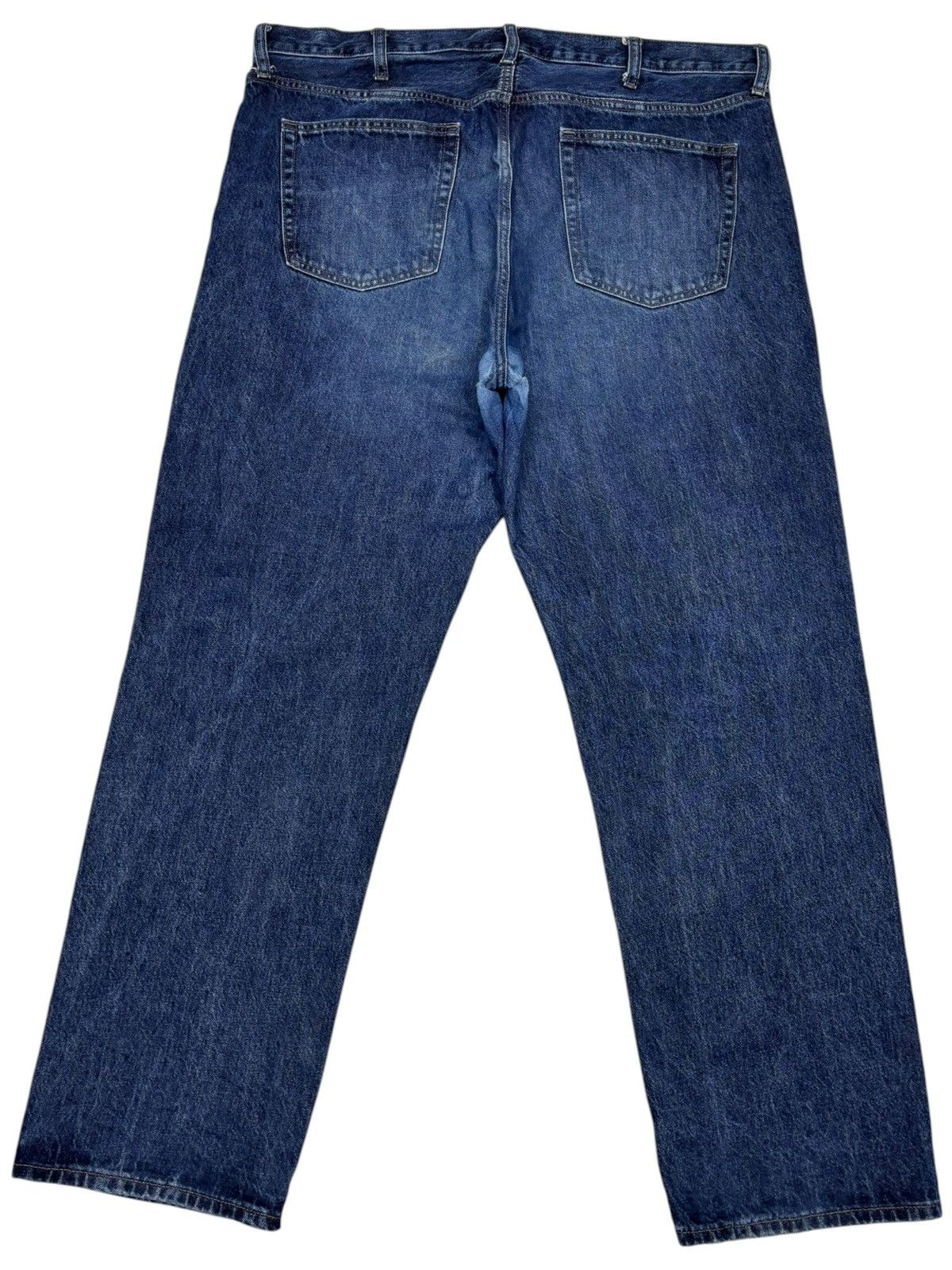 Undercover × Uniqlo VINTAGE UNIQLO BAGGY JEANS BLUE WASH DISTRESSED DENIM Size US 40 / EU 56 - 8 Thumbnail