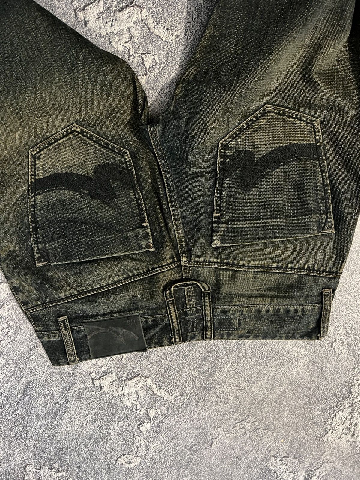 Japanese Brand Japanese Distressed Patina Dark Avan Style Denim Slim Size US 32 / EU 48 - 5 Thumbnail