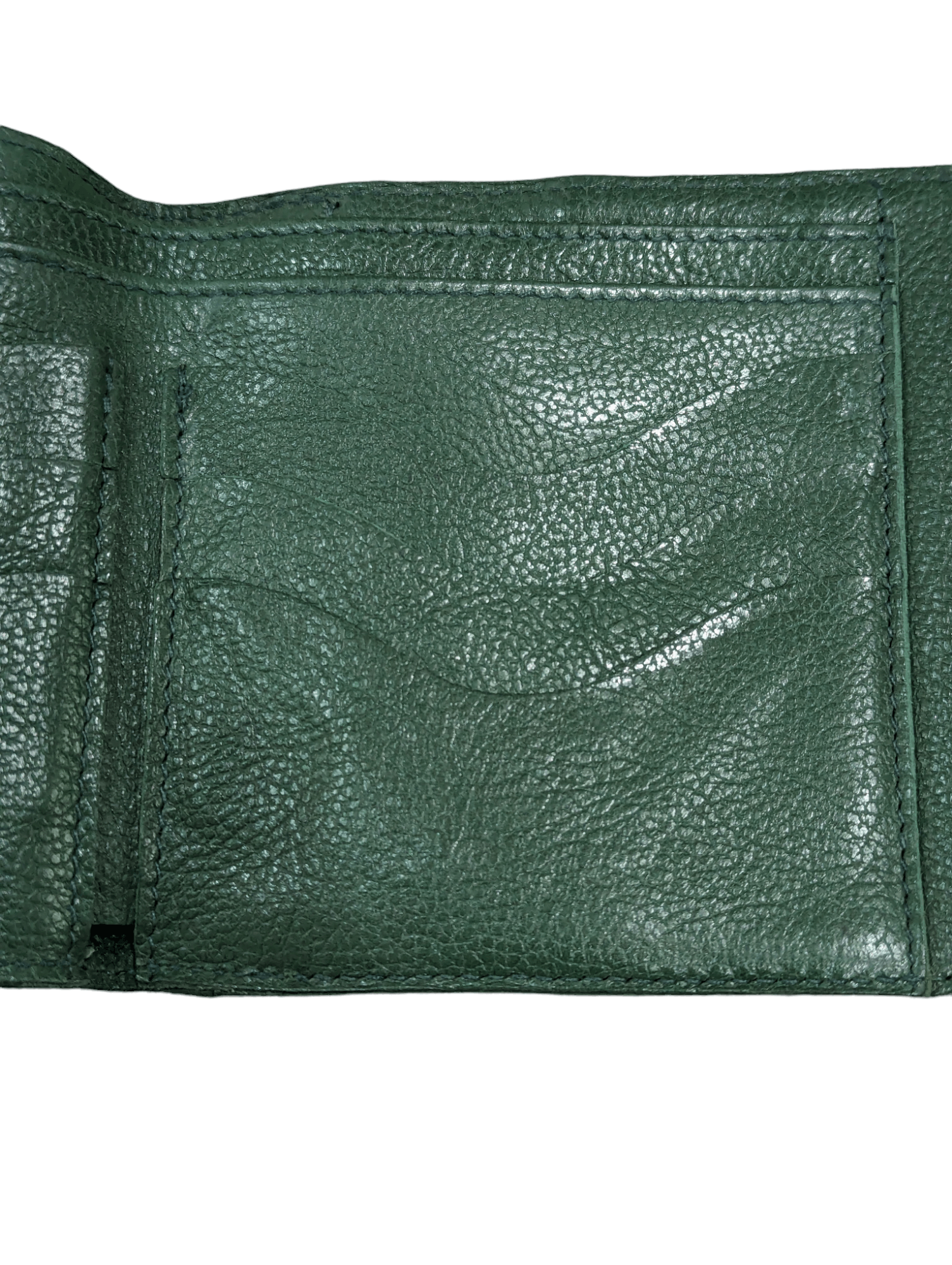 Il Bisonte Il Bisonte Purse Bi-fold Wallet Green Cowhide Size ONE SIZE - 8 Thumbnail