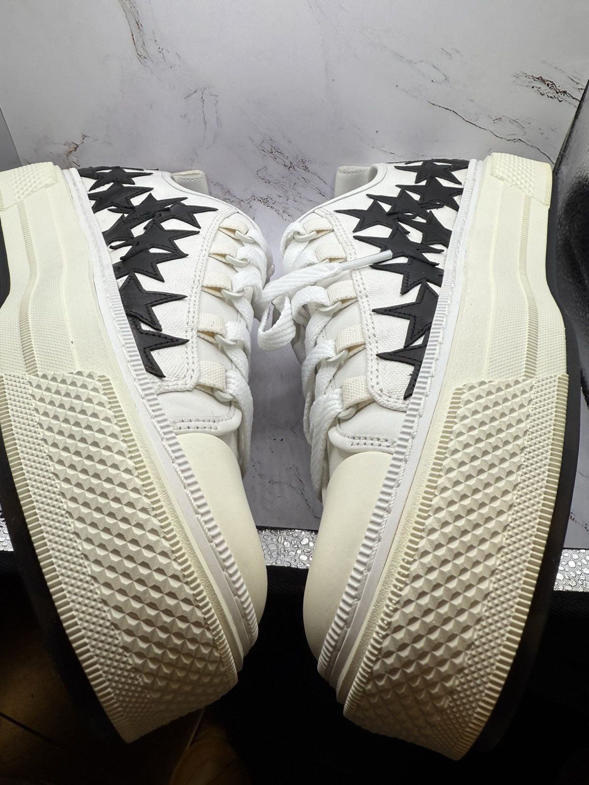 Amiri AMIRI Stars Court Canvas low top Size US 11 / EU 44 - 8 Thumbnail