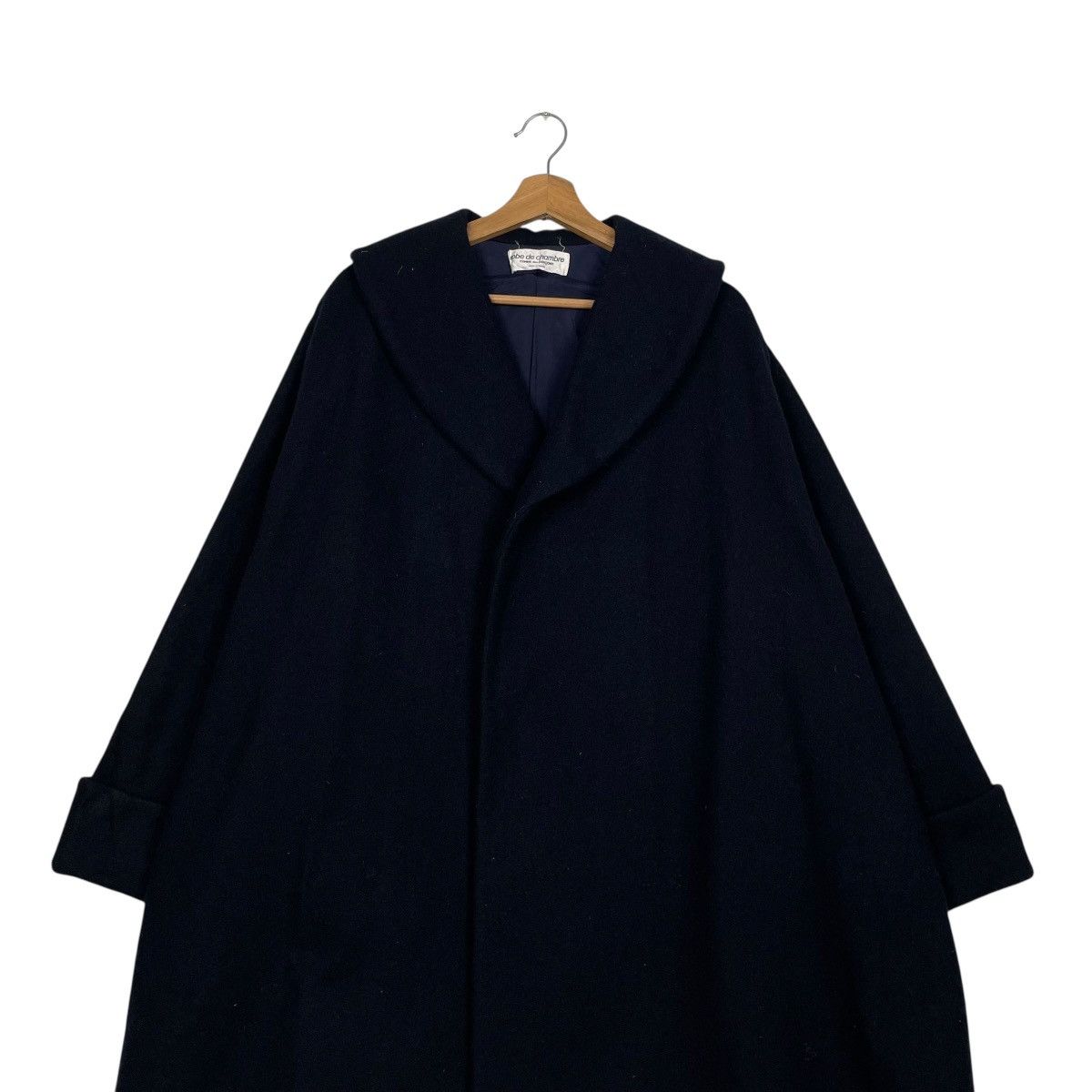 Comme des Garcons Vintage AD1996 Comme Des Garcons Robe De Chambre Overcoat Size L / US 10 / IT 46 - 3 Thumbnail