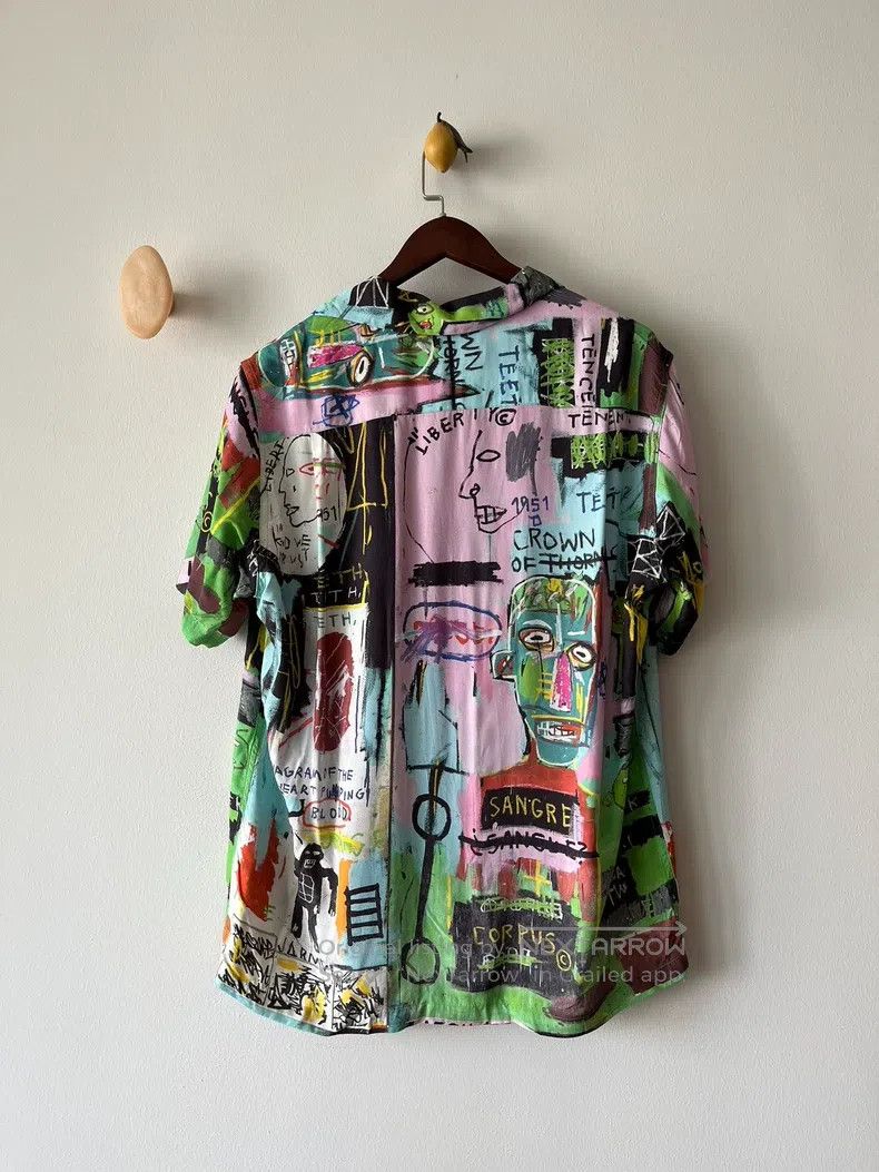 Wacko Maria Wacko Maria Hawaii short-sleeved shirt pink green Size US L / EU 52-54 / 3 - 2 Thumbnail
