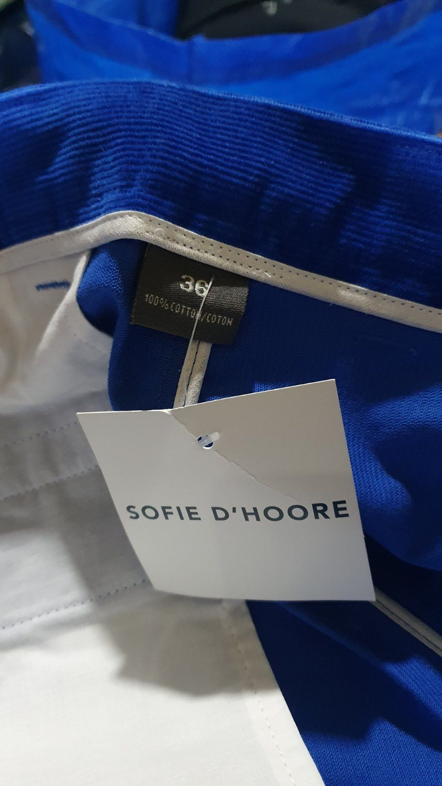 SOFIE D'HOORE Blue Trouser Corduroy Size 26" / US 2 / IT 38 - 5 Thumbnail