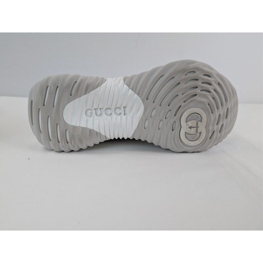 Gucci o1rshd1 Ripple Splash Sneaker in White / Grey Size US 11 / EU 44 - 12 Thumbnail
