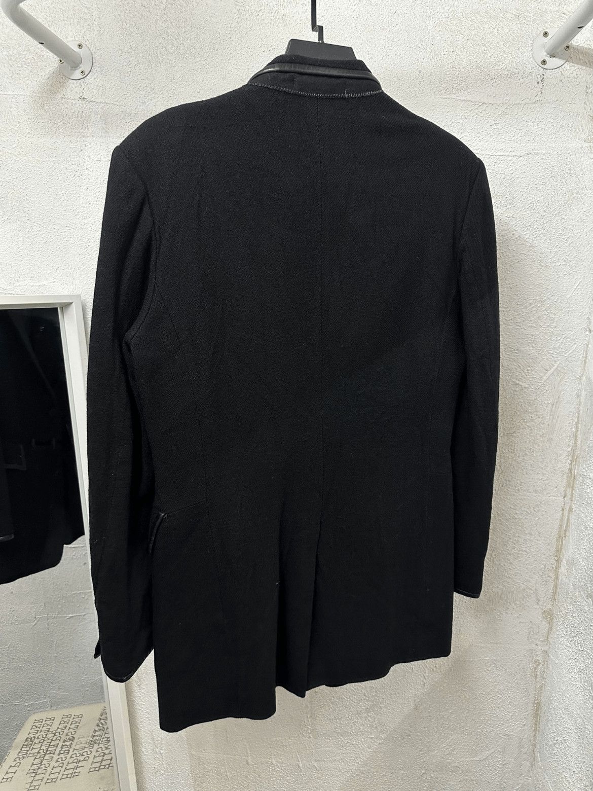 Yohji Yamamoto Yohji Yamamoto Early Period Wool Military Blazer Jacket Size US XL / EU 56 / 4 - 3 Thumbnail