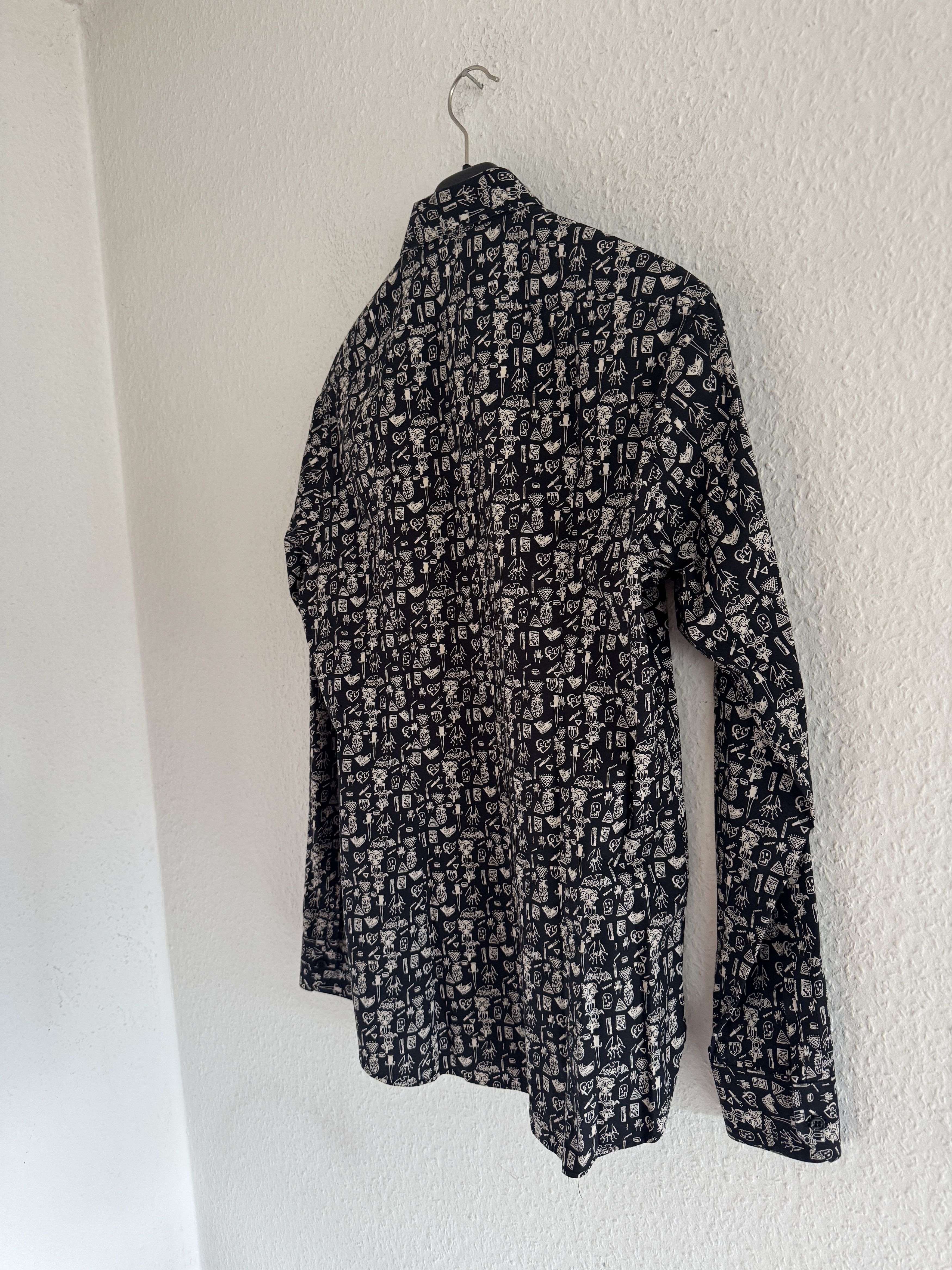 Saint Laurent Paris Hunx & Punx Doodle Button-Up Shirt Size US L / EU 52-54 / 3 - 10 Thumbnail