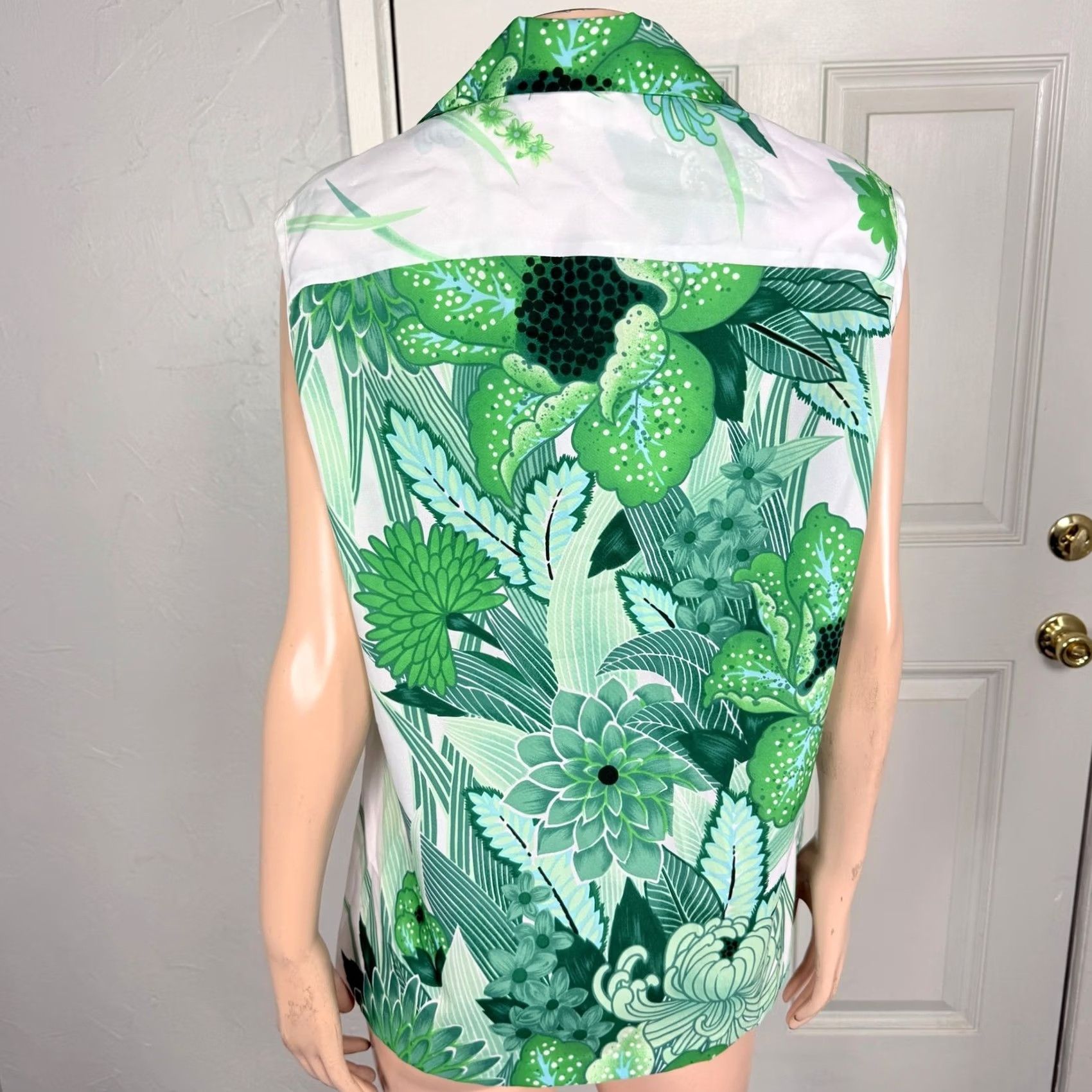 Vintage VINTAGE Greencastle Floral Polyester Button 70s Shirt Top 16 hawaiian Women's W1 Size XL / US 12-14 / IT 48-50 - 4 Thumbnail