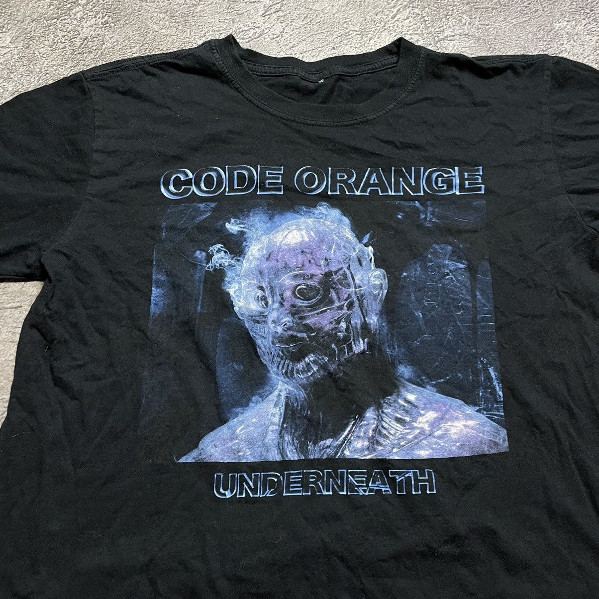 Vintage Vintage Y2K Faded Black Graphic Band Tee Grunge Horror L Size US L / EU 52-54 / 3 - 4 Thumbnail