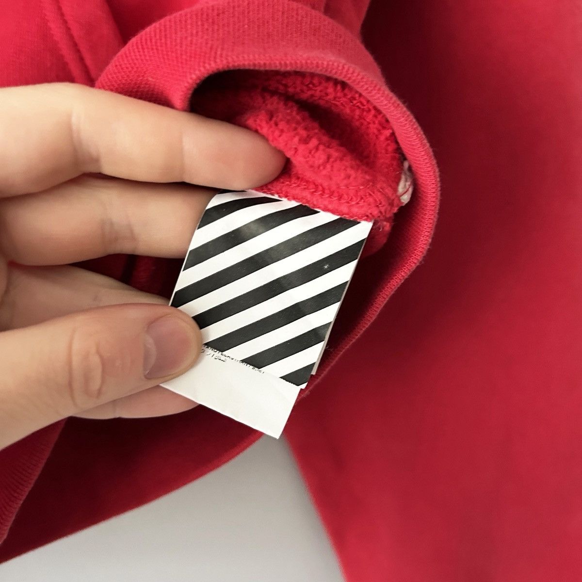 Off-White Off White hoodie global warning red Size S / US 4 / IT 40 - 9 Thumbnail