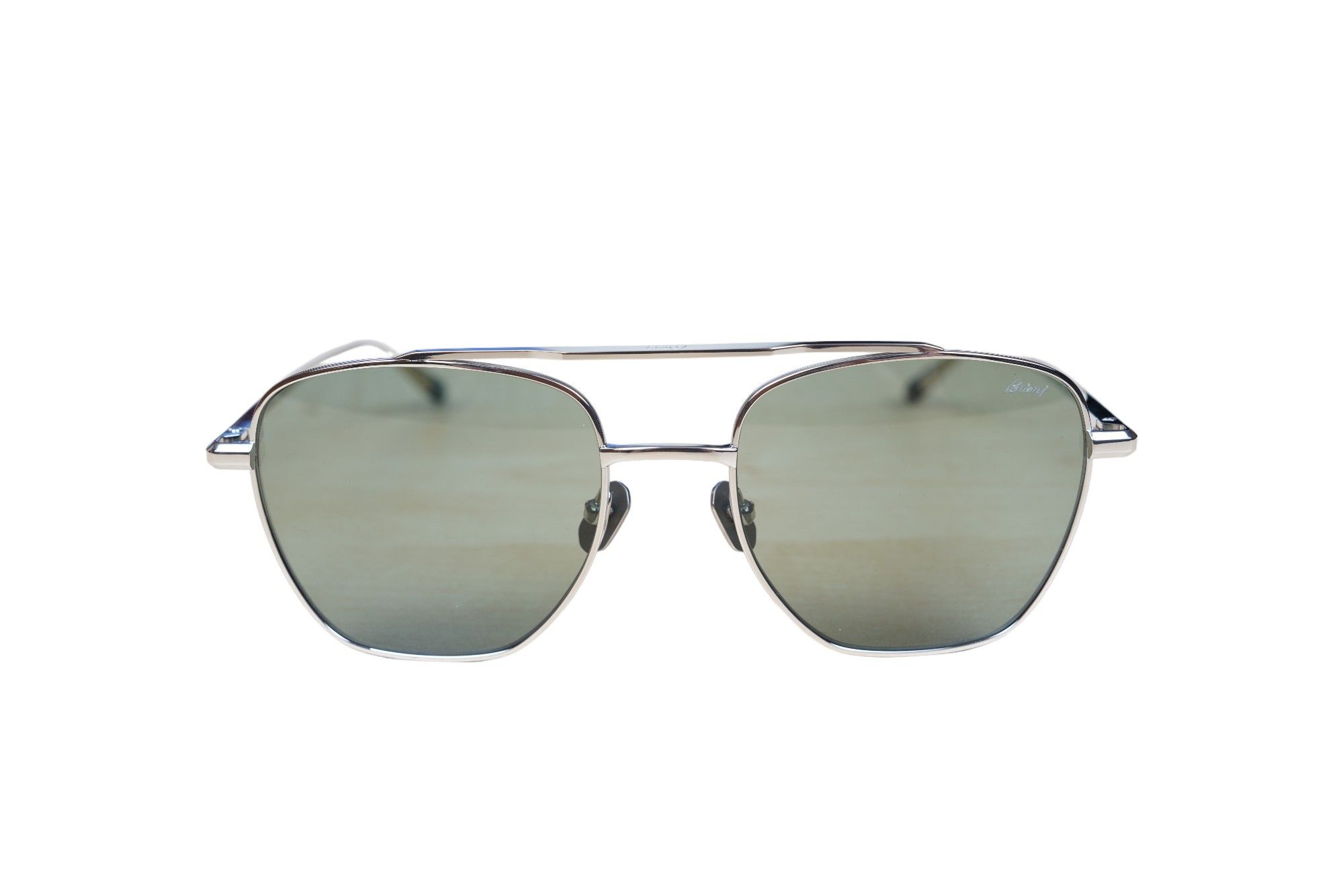Brioni Brioni Sunglasses Titanium Silver Sunglasses Aviator Size ONE SIZE - 1 Thumbnail