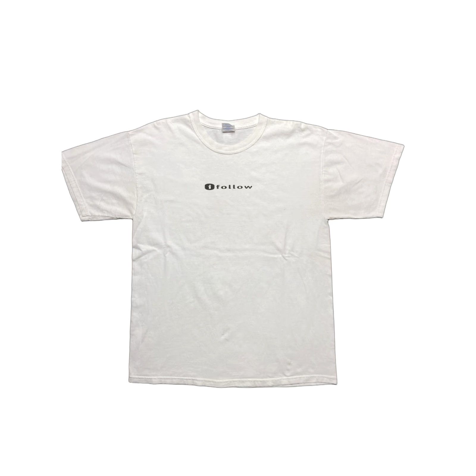 Vintage VINTAGE Jesus T-Shirt Shirt Men Large White I follow Jesus Christian iPod parody Funny Graphic Size US L / EU 52-54 / 3 - 1 Thumbnail