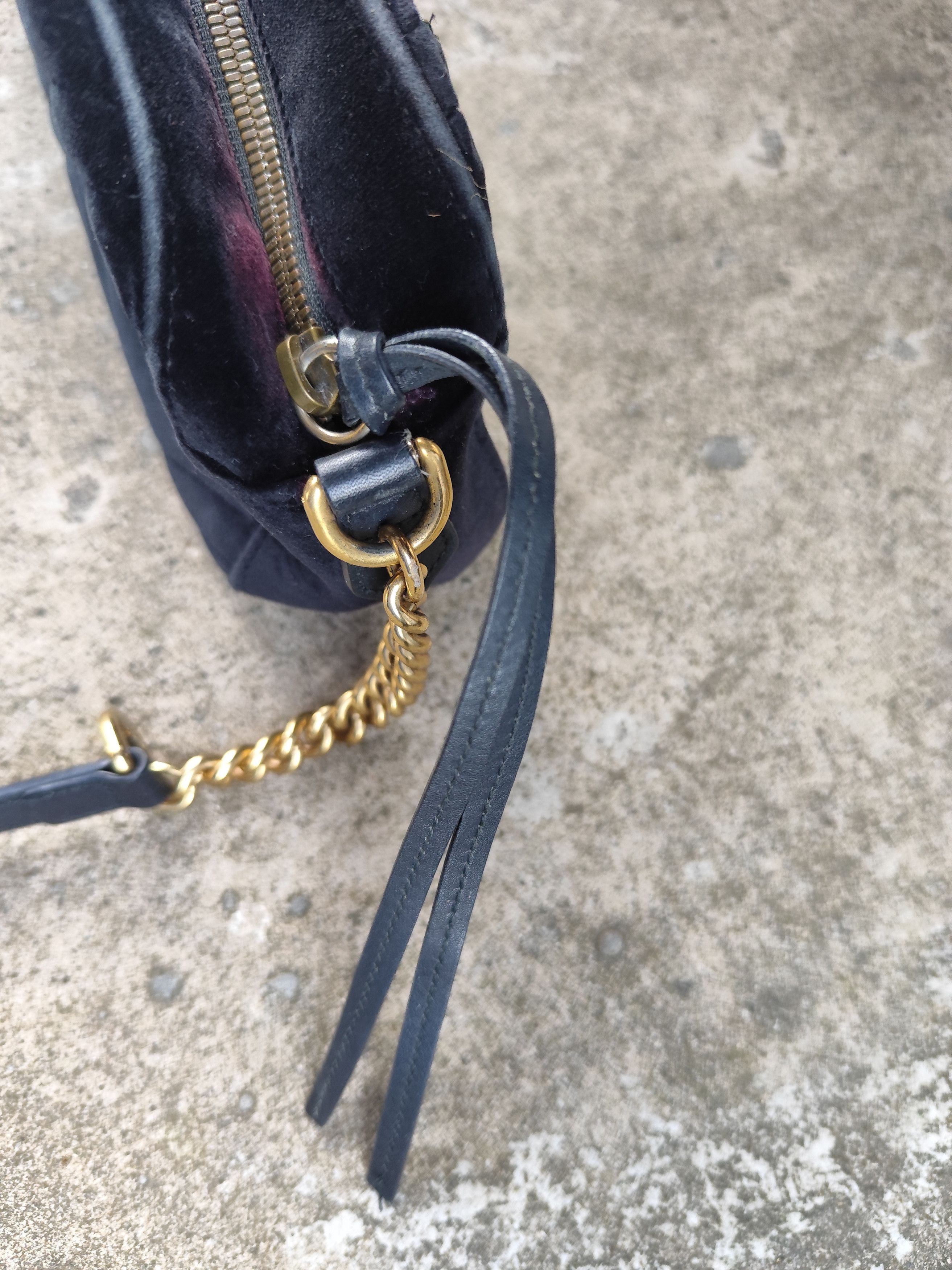 Gucci Gucci Marmont Velvet Crystal Stars Shoulder Bag Size ONE SIZE - 5 Thumbnail