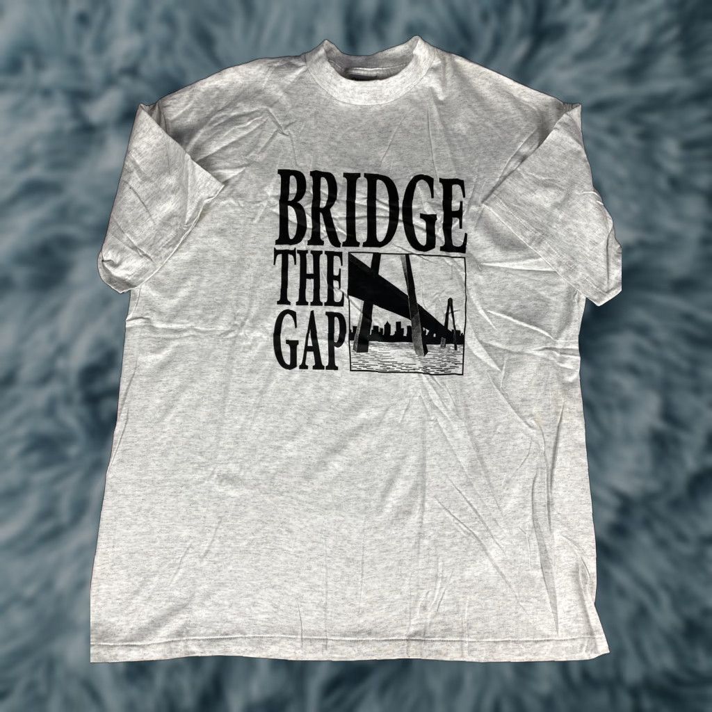 Gap VINTAGE Bridge The Gap New York City T-Shirt USA 2XL White Men Shirt Single Stitch USA 2XL Mens Size US XXL / EU 58 / 5 - 1 Thumbnail