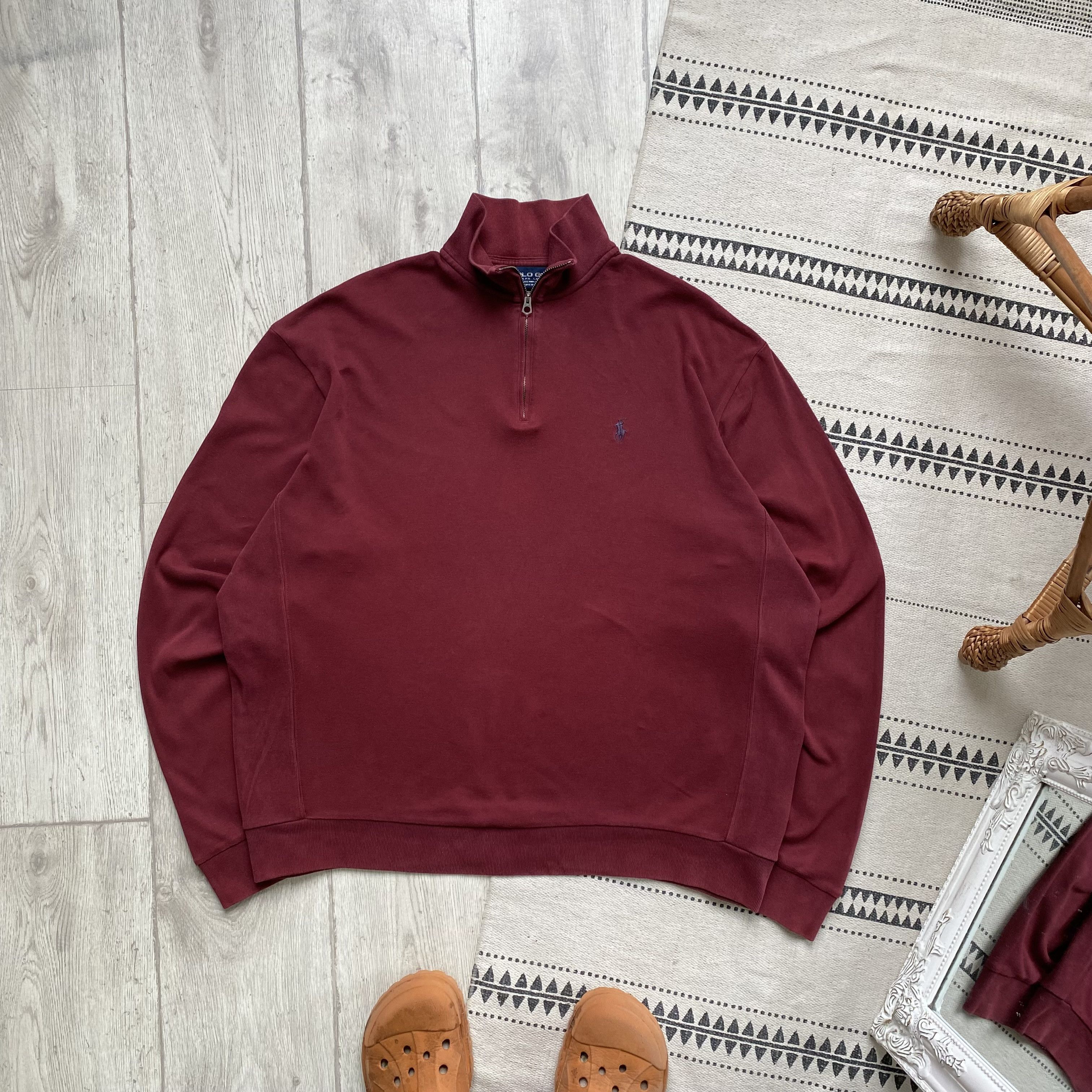 Polo Ralph Lauren Vintage Polo Ralph Lauren Golf 1/4 Zip Sweater oversized Size US L / EU 52-54 / 3 - 1 Thumbnail