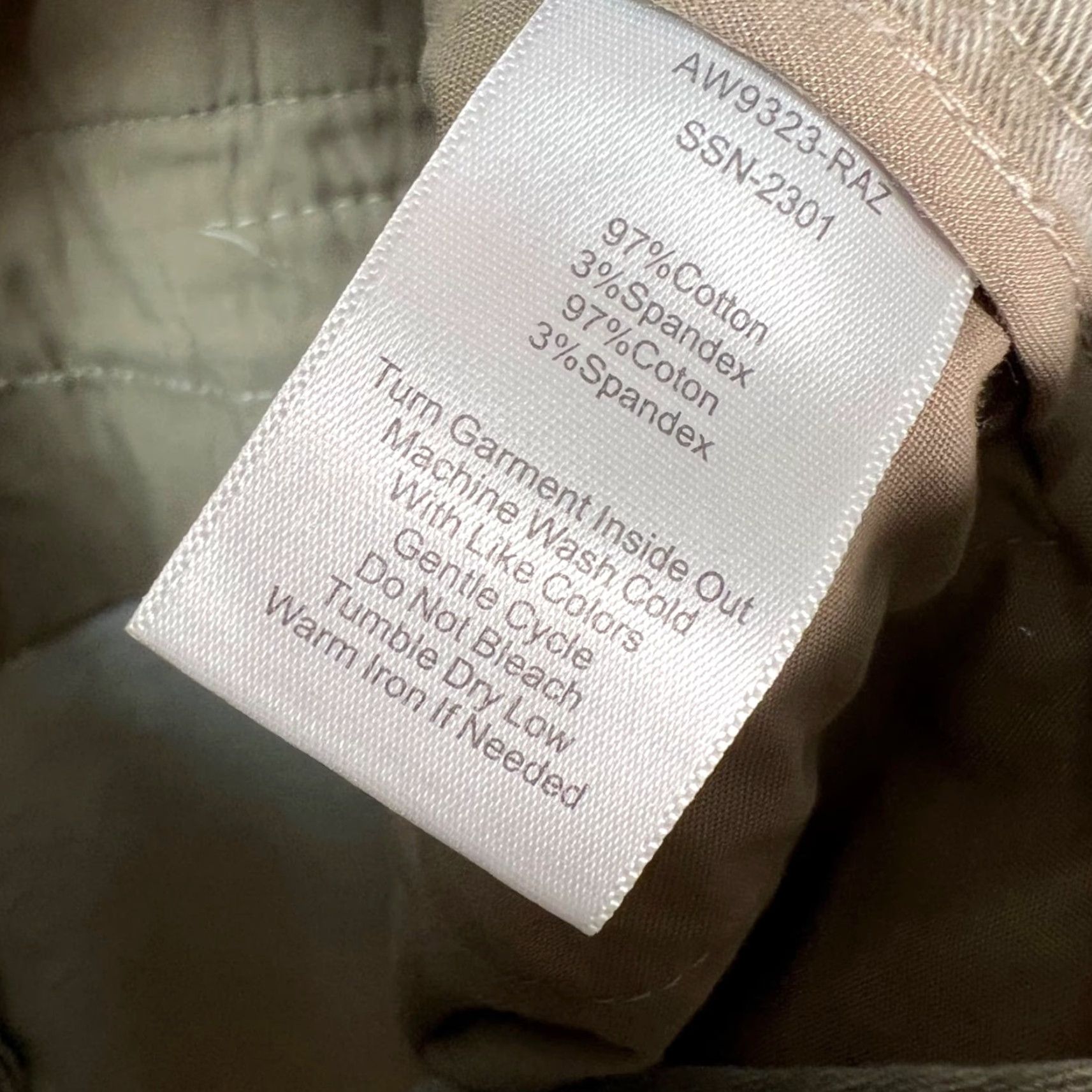 Vintage ATM Womens Cropped Beige Pants Cotton Blend High Rise Wide-Leg 8 Cropped Casual Jeans Flat Front Pockets N/A Size 30" / US 8 / IT 44 - 4 Thumbnail