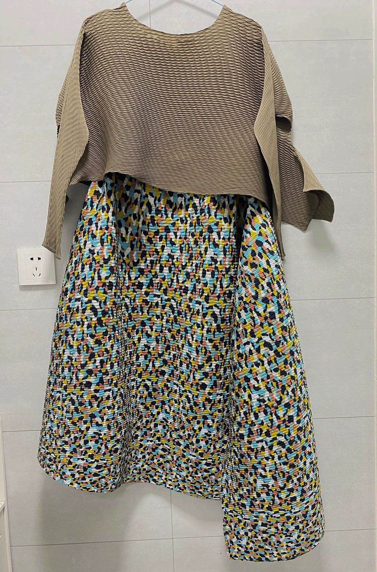 issey miyake Fish scale main line skirt